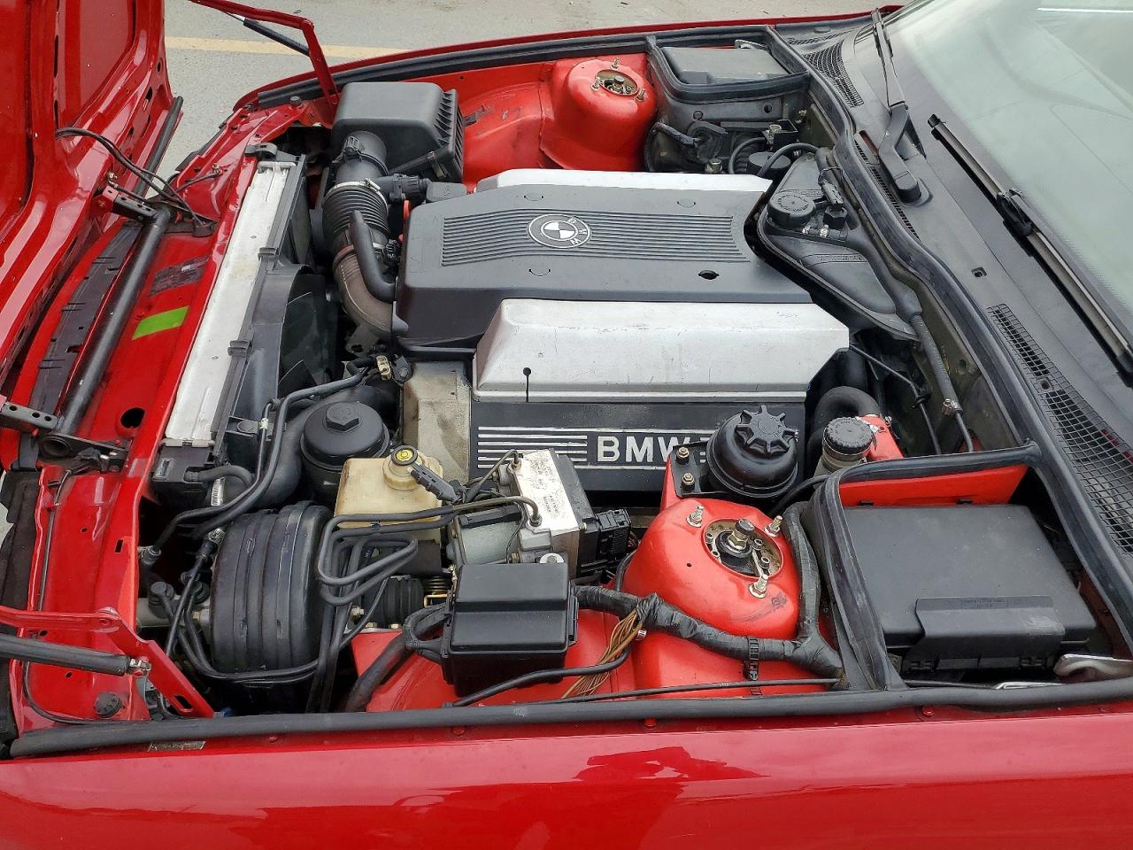 1995 Bmw 540 I Red vin: WBAHE5323SGA65157