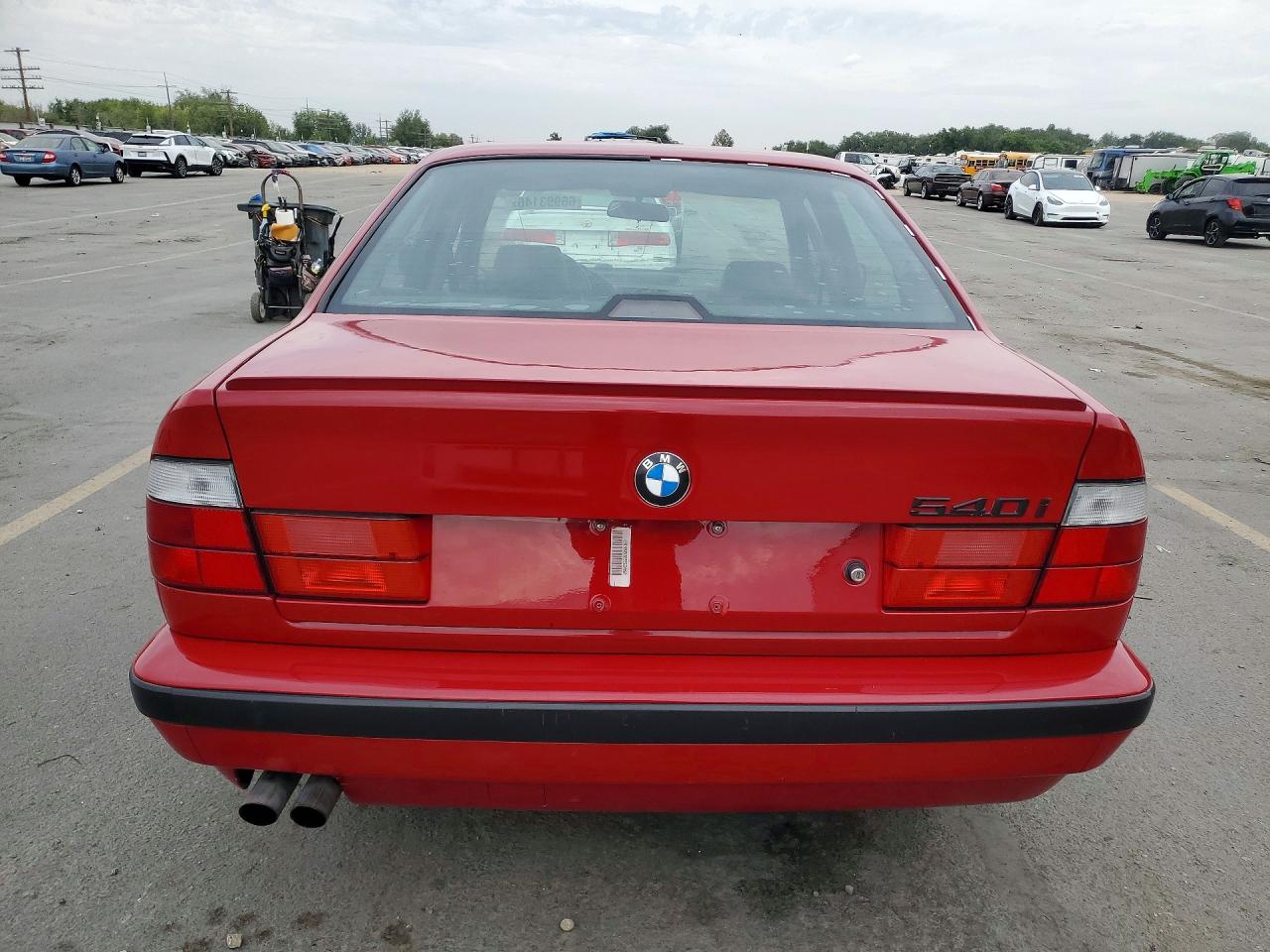 1995 Bmw 540 I Red vin: WBAHE5323SGA65157