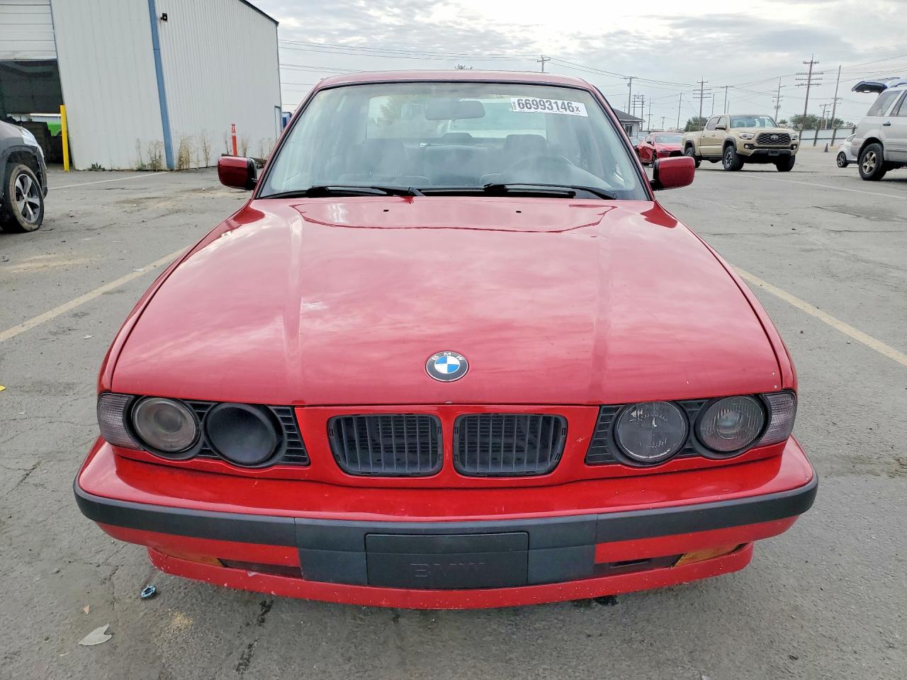 1995 Bmw 540 I Red vin: WBAHE5323SGA65157