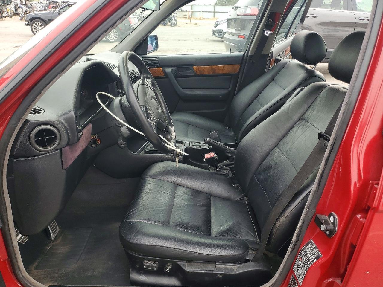 1995 Bmw 540 I Red vin: WBAHE5323SGA65157