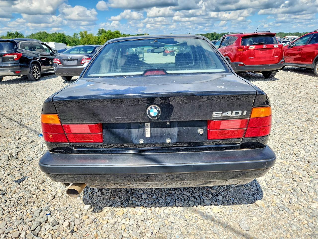 1995 Bmw 540 I Automatic Black vin: WBAHE6323SGF32762