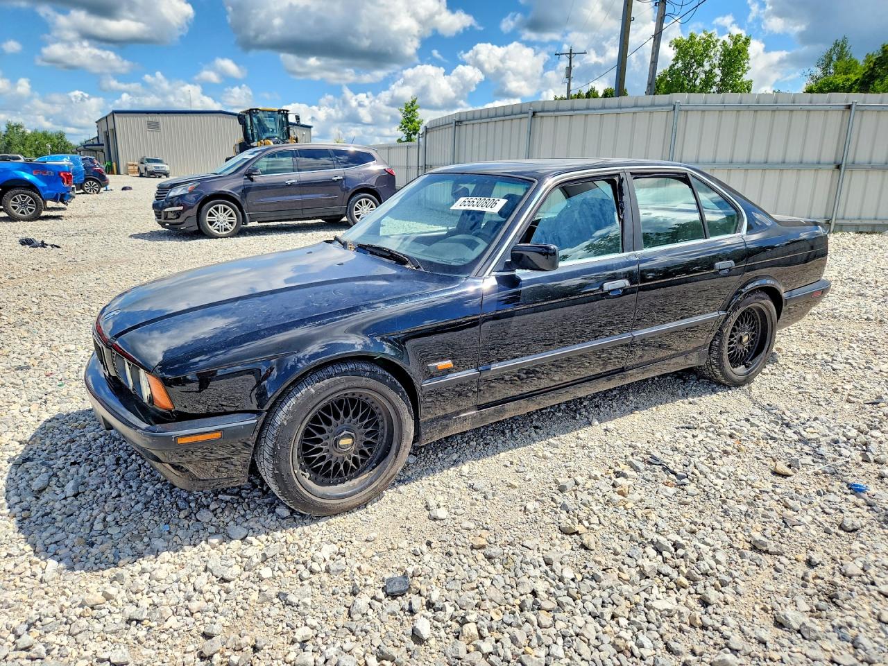 1995 Bmw 540 I Automatic Black vin: WBAHE6323SGF32762