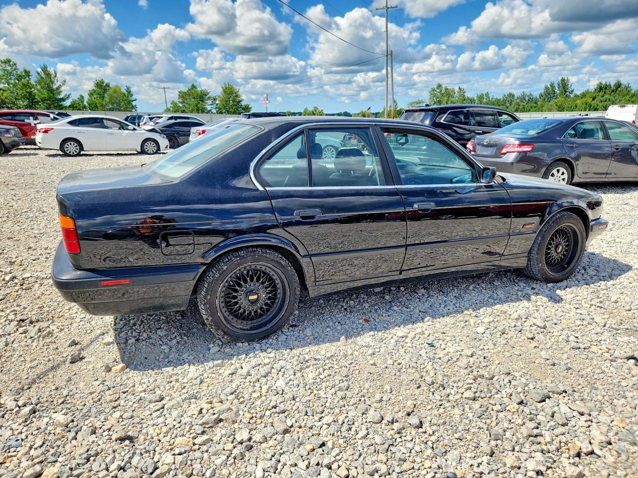 1995 Bmw 540 I Automatic Black vin: WBAHE6323SGF32762