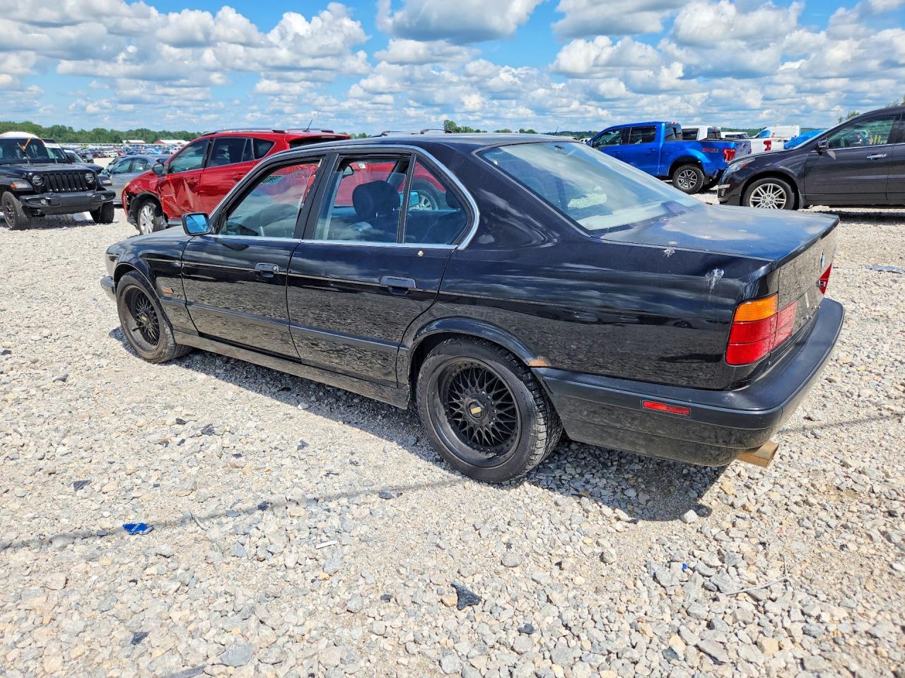 1995 Bmw 540 I Automatic Black vin: WBAHE6323SGF32762