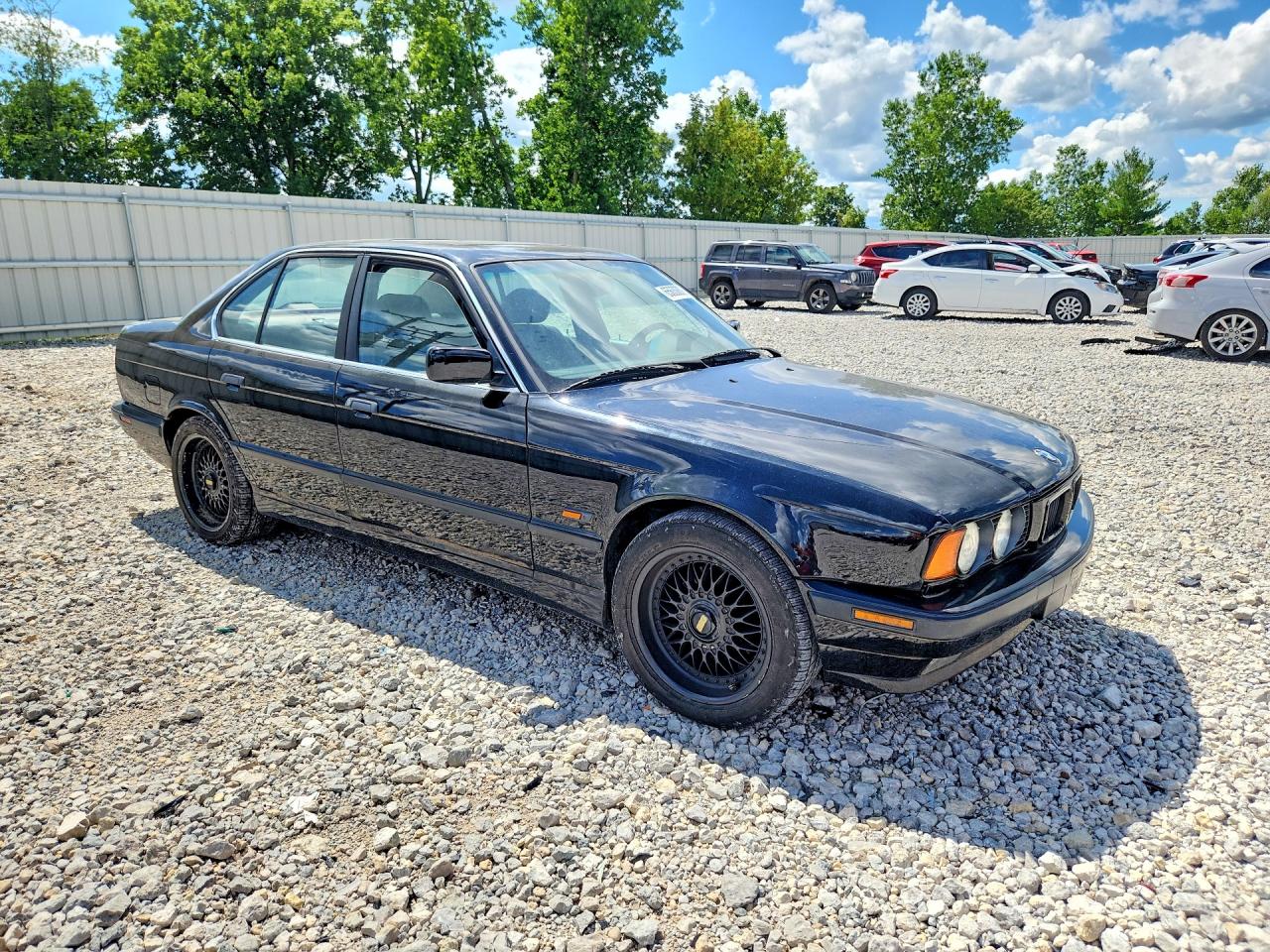 1995 Bmw 540 I Automatic Black vin: WBAHE6323SGF32762