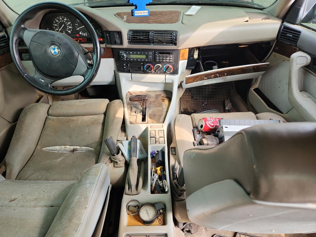 1995 Bmw 540 I Automatic Black vin: WBAHE6323SGF32776