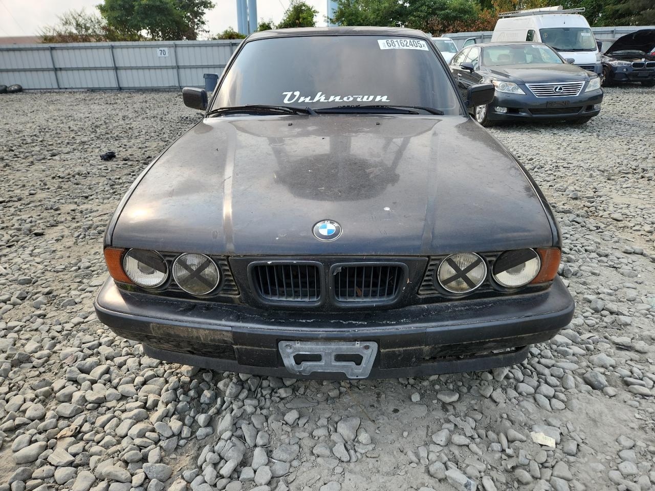 1995 Bmw 540 I Automatic Black vin: WBAHE6323SGF32776
