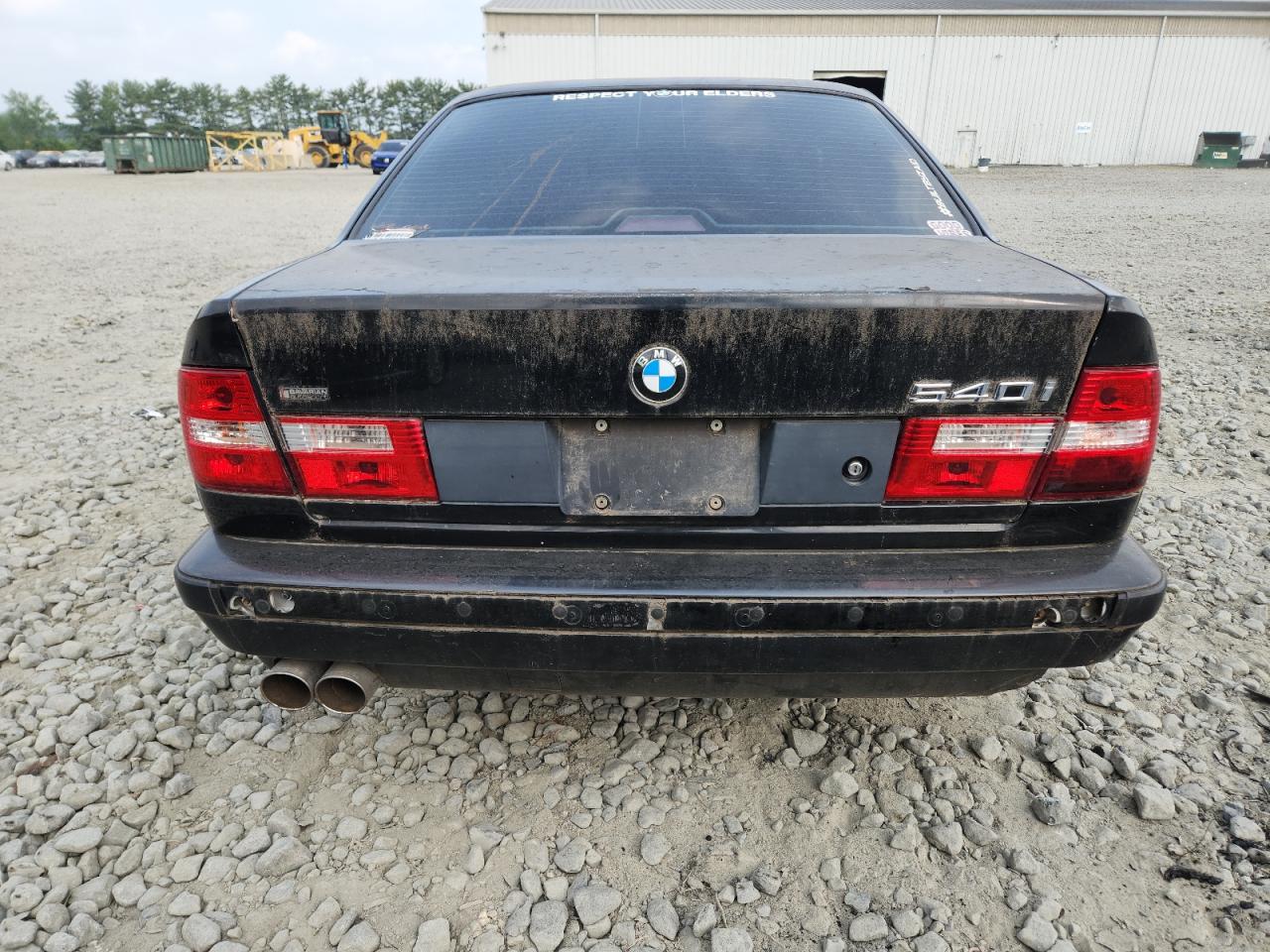 1995 Bmw 540 I Automatic Black vin: WBAHE6323SGF32776