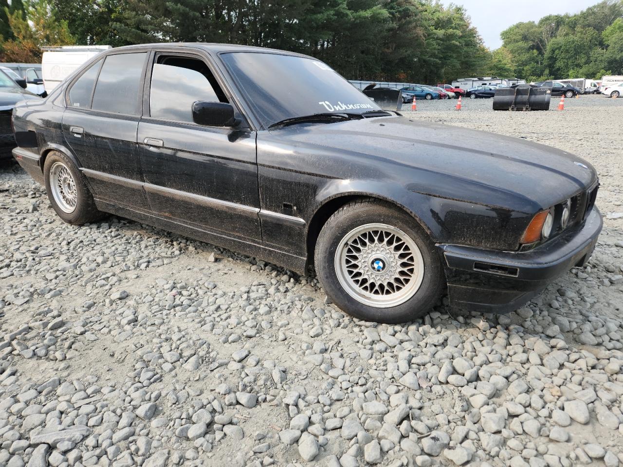 1995 Bmw 540 I Automatic Black vin: WBAHE6323SGF32776