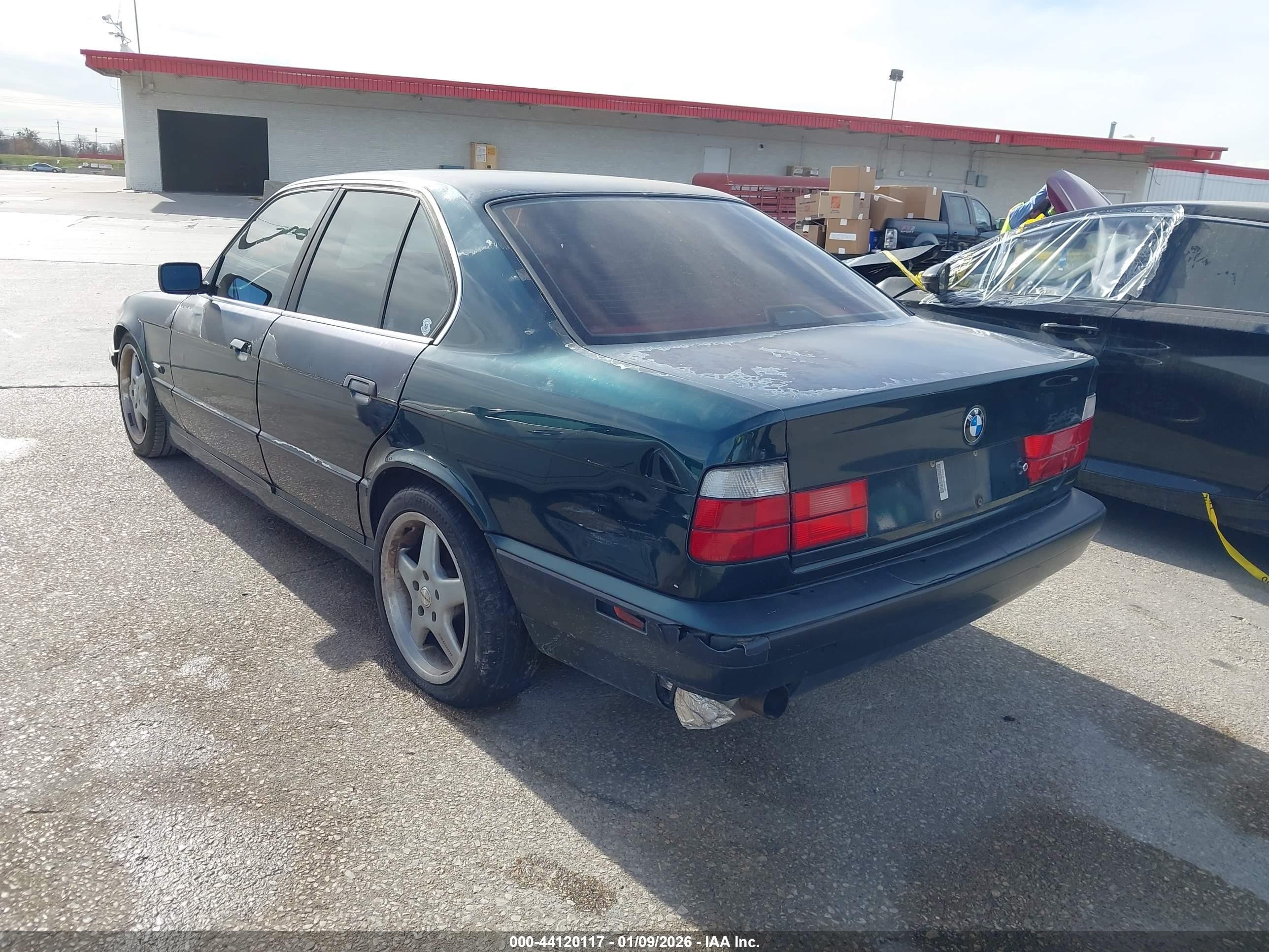 1995 Bmw 540 I Automatic Зеленый vin: WBAHE6324SGF33970