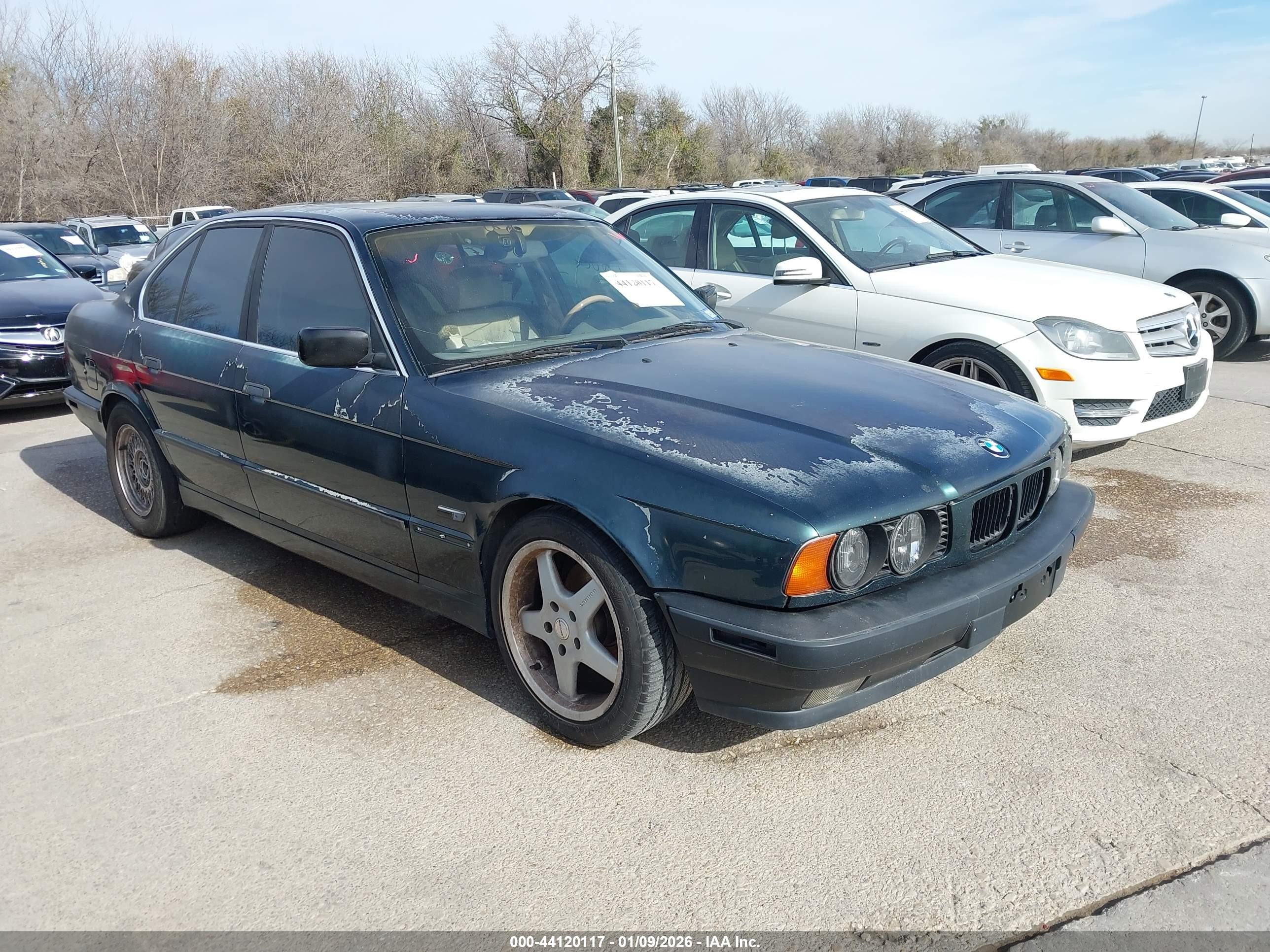 1995 Bmw 540 I Automatic Зеленый vin: WBAHE6324SGF33970