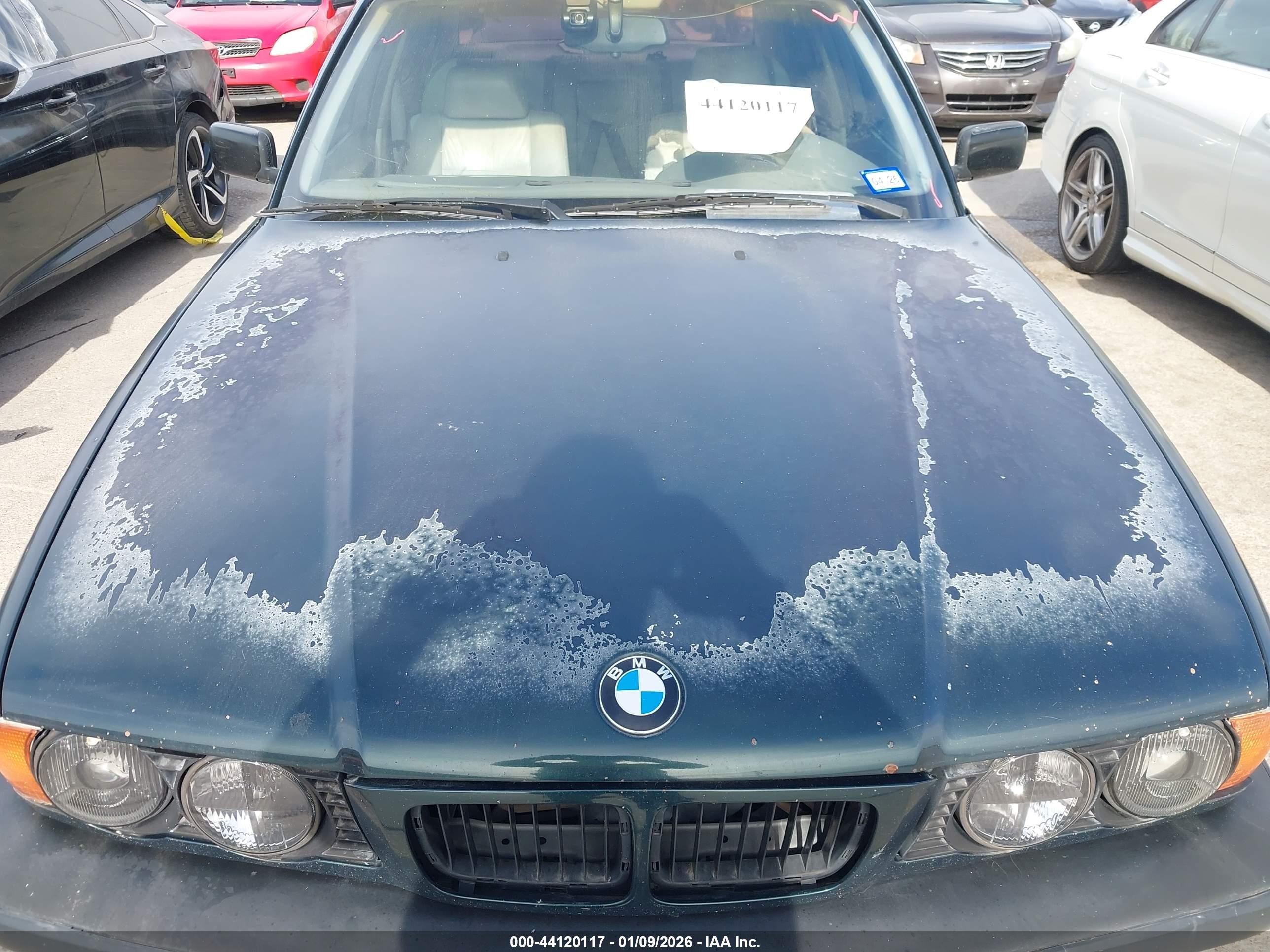 1995 Bmw 540 I Automatic Зеленый vin: WBAHE6324SGF33970