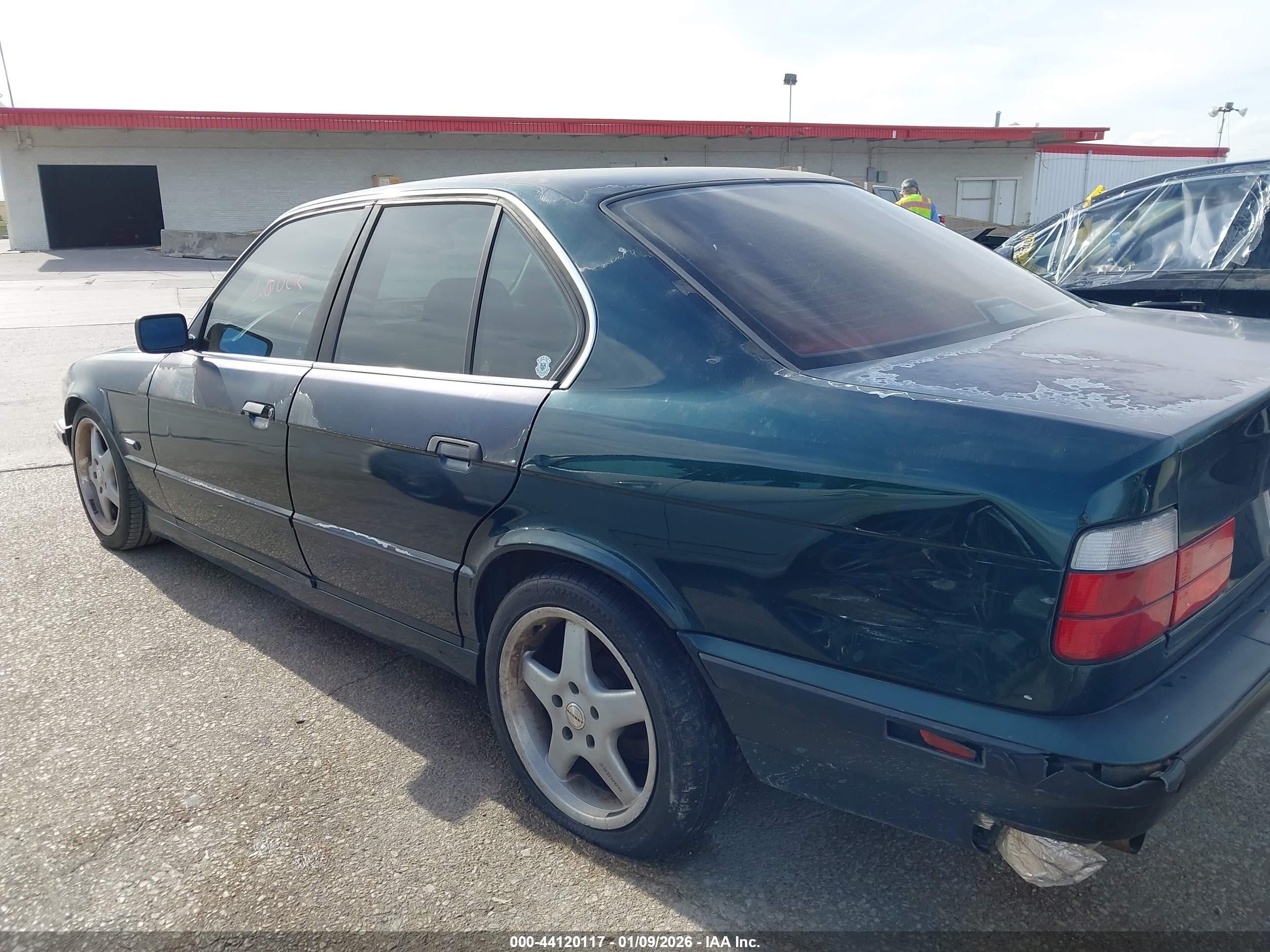 1995 Bmw 540 I Automatic Зеленый vin: WBAHE6324SGF33970