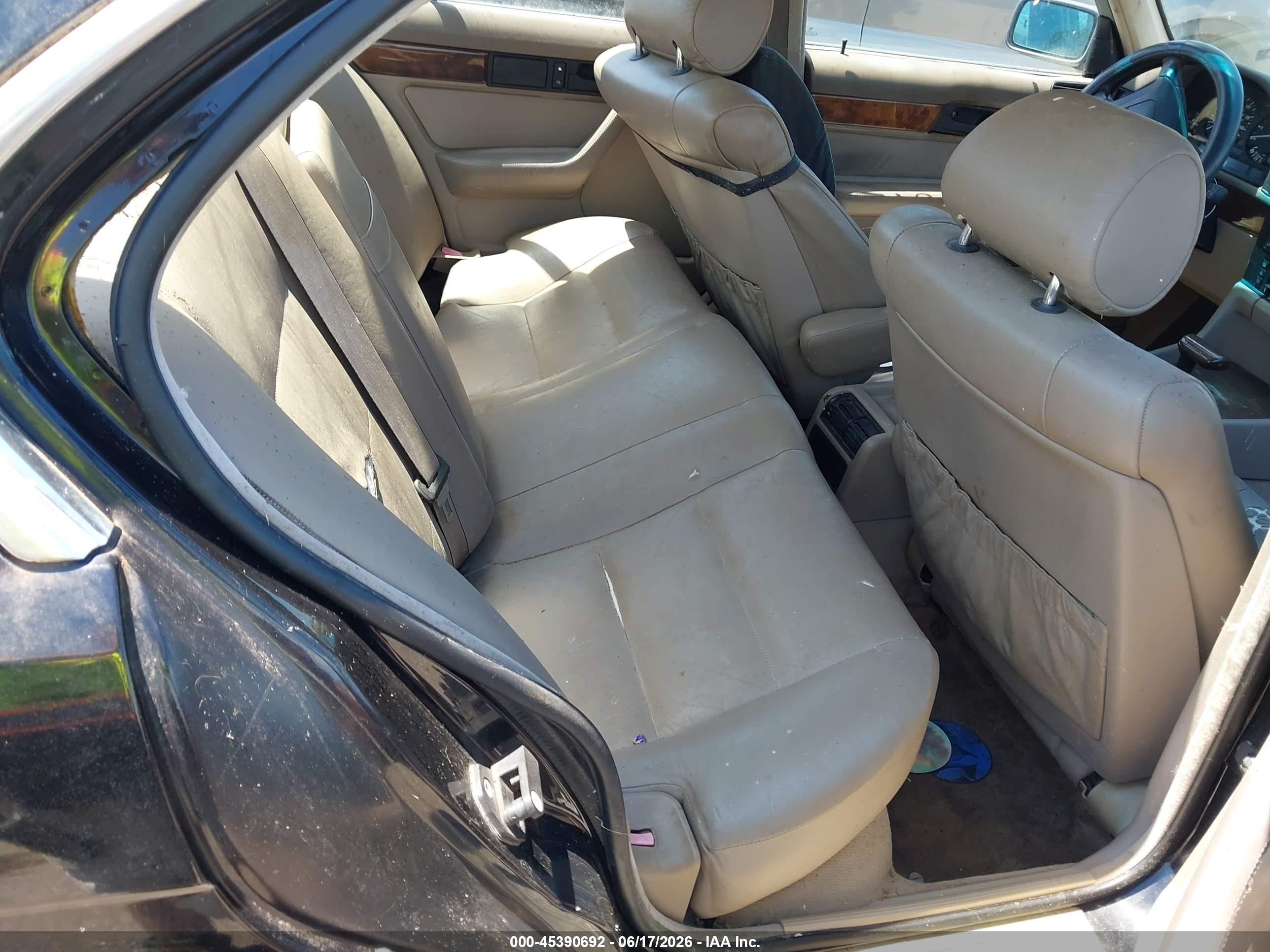 1995 Bmw 540 I Automatic Black vin: WBAHE6326SGF33064