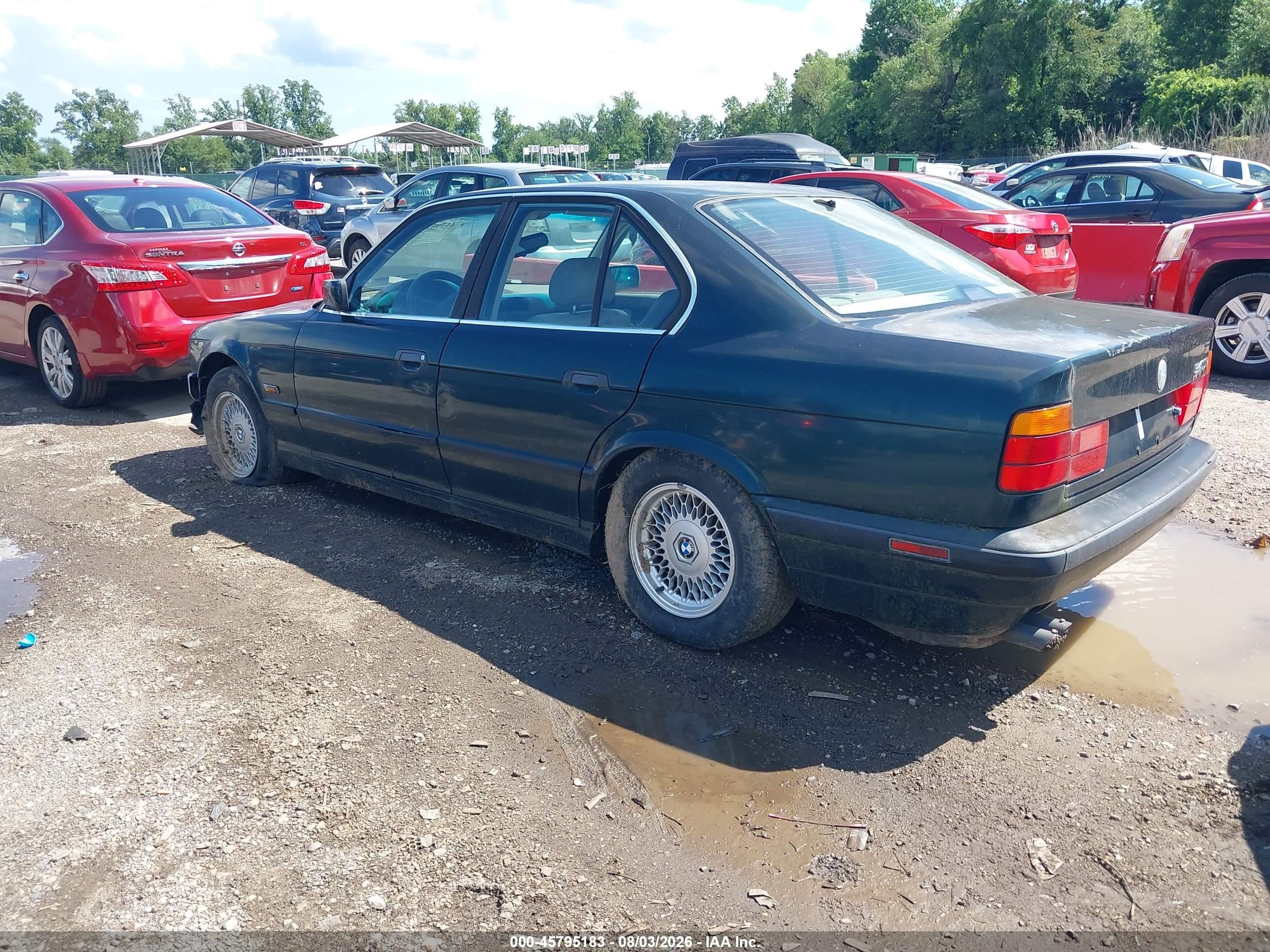 1995 Bmw 540 I Automatic Green vin: WBAHE6328SGF30392