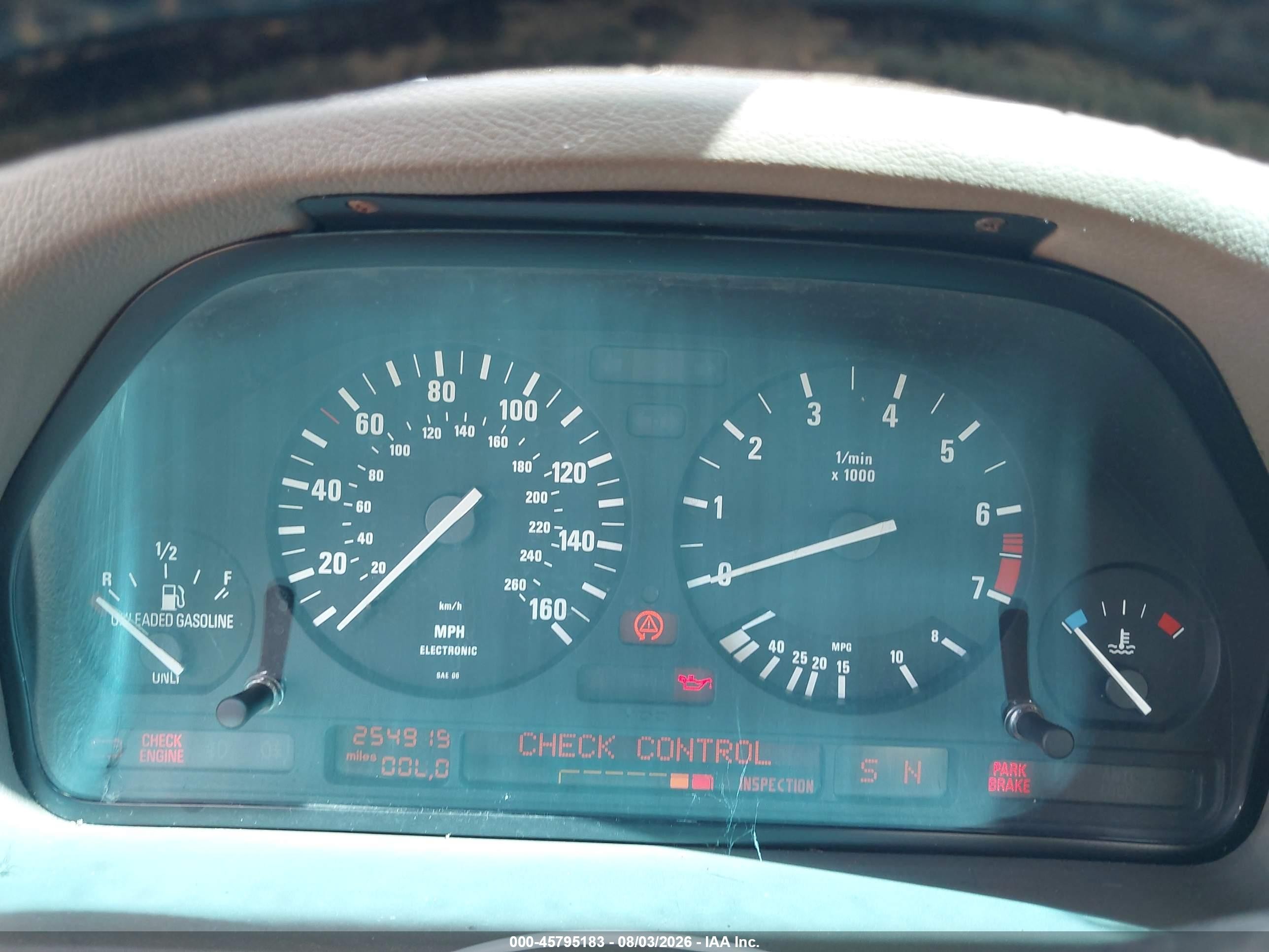 1995 Bmw 540 I Automatic Green vin: WBAHE6328SGF30392
