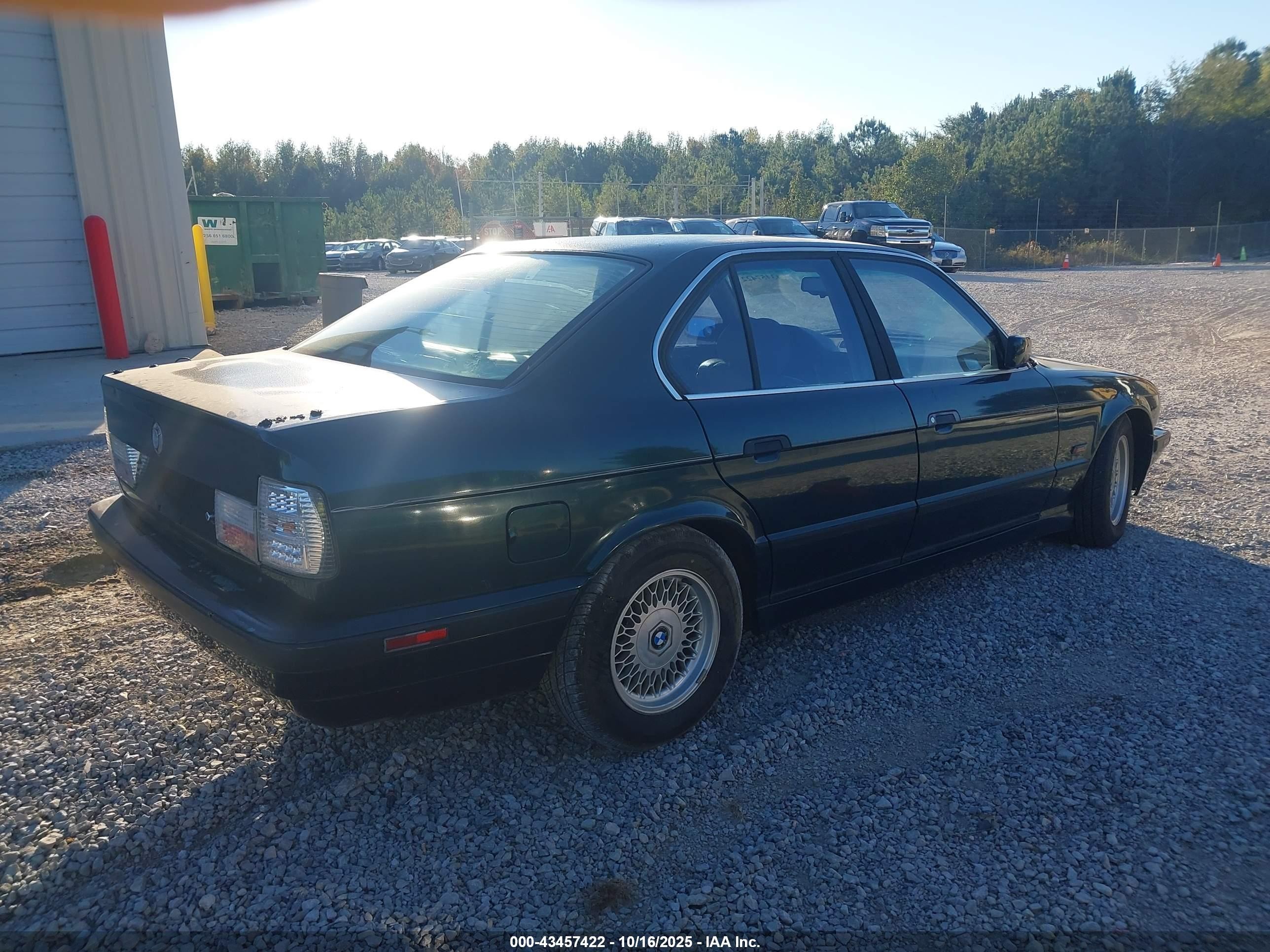1995 Bmw 540 I Automatic Green vin: WBAHE632XSGF31091