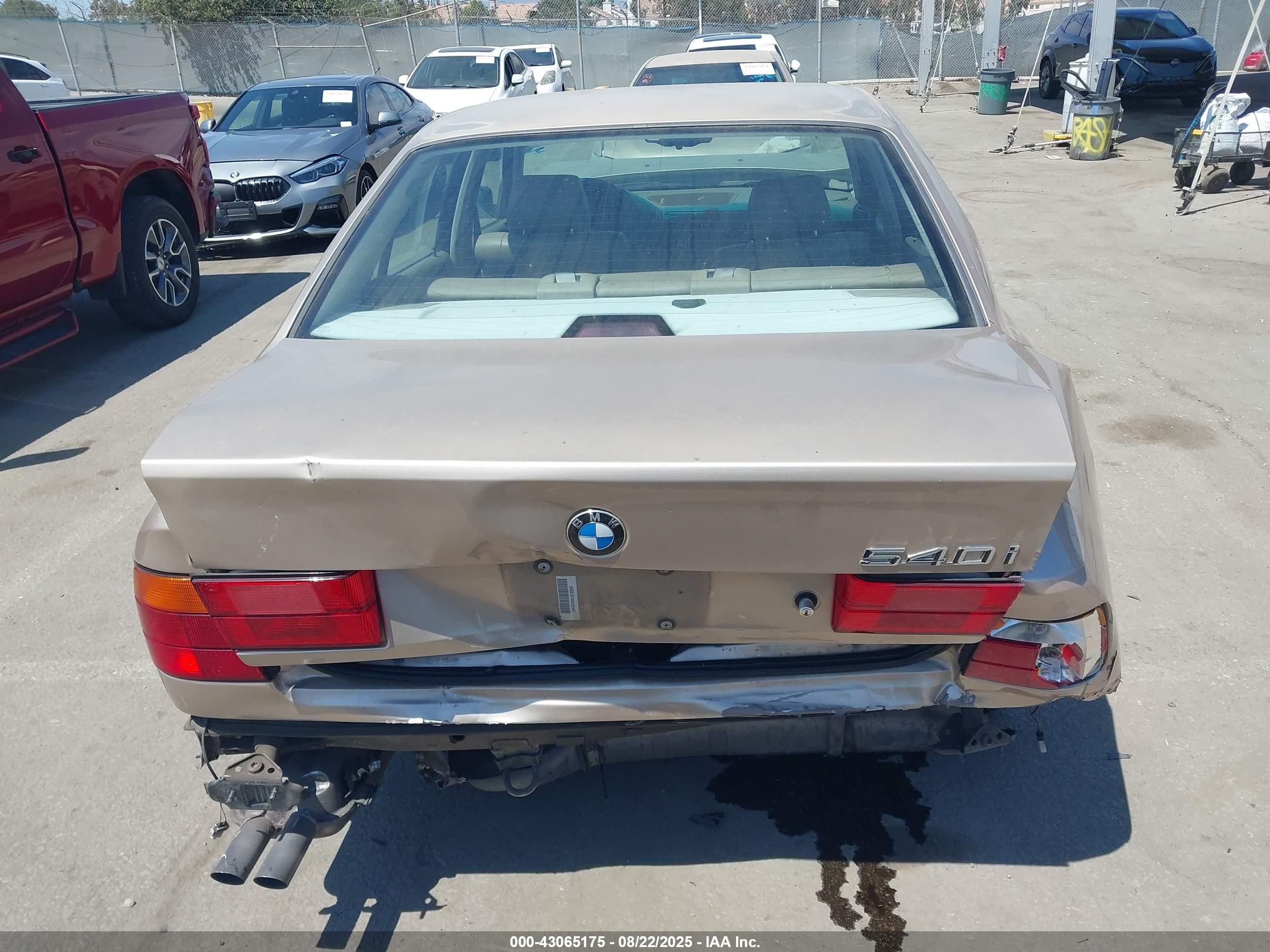 1995 Bmw 540 I Automatic Champagne vin: WBAHE632XSGF32256