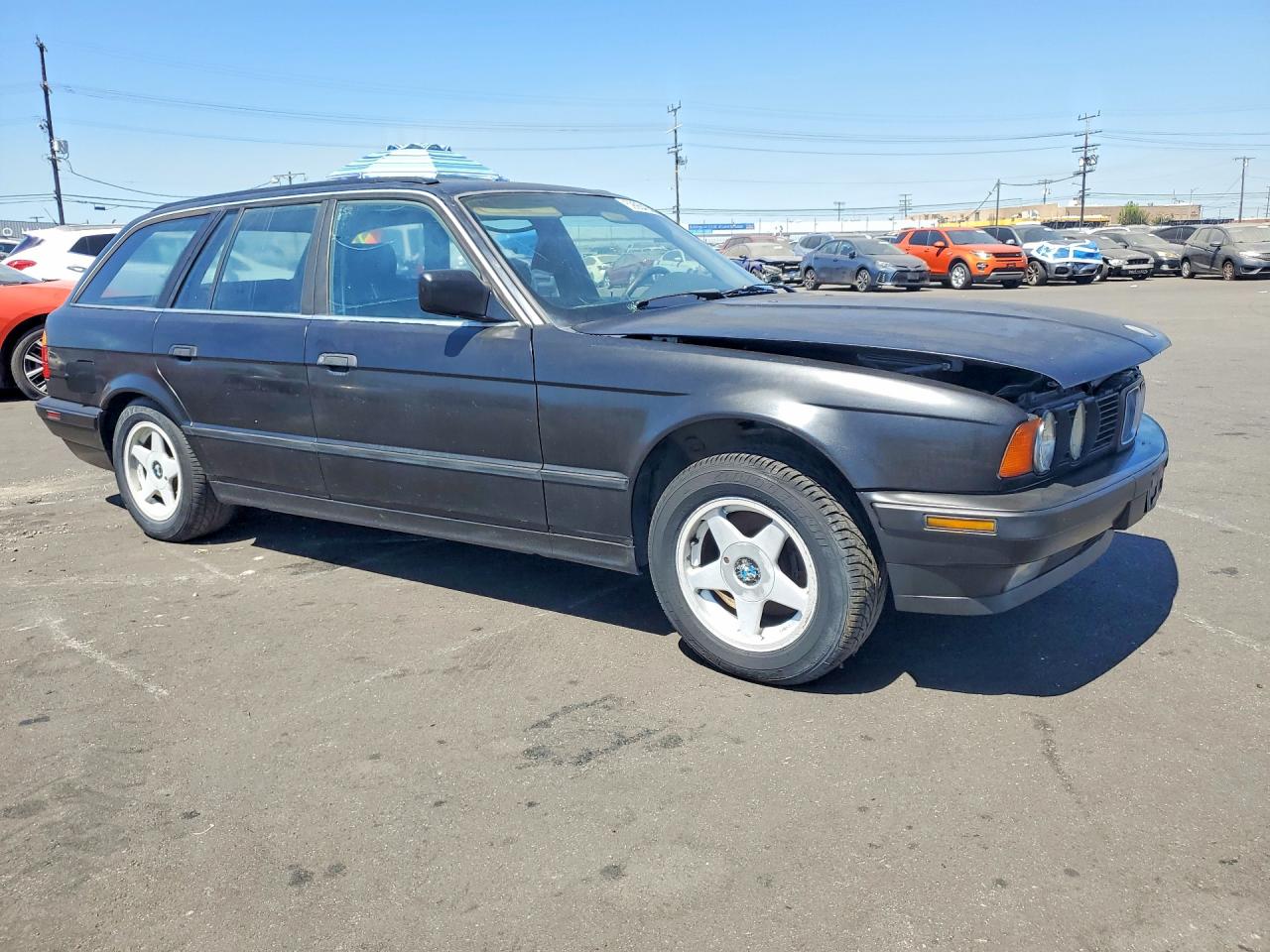 1992 Bmw 525 I Automatic Черный vin: WBAHJ6313NGD21472