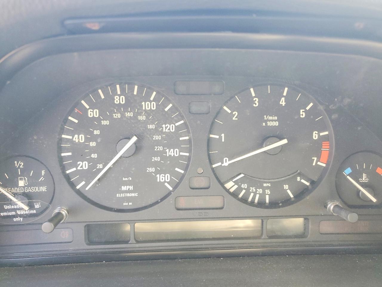 1992 Bmw 525 I Automatic Черный vin: WBAHJ6313NGD21472