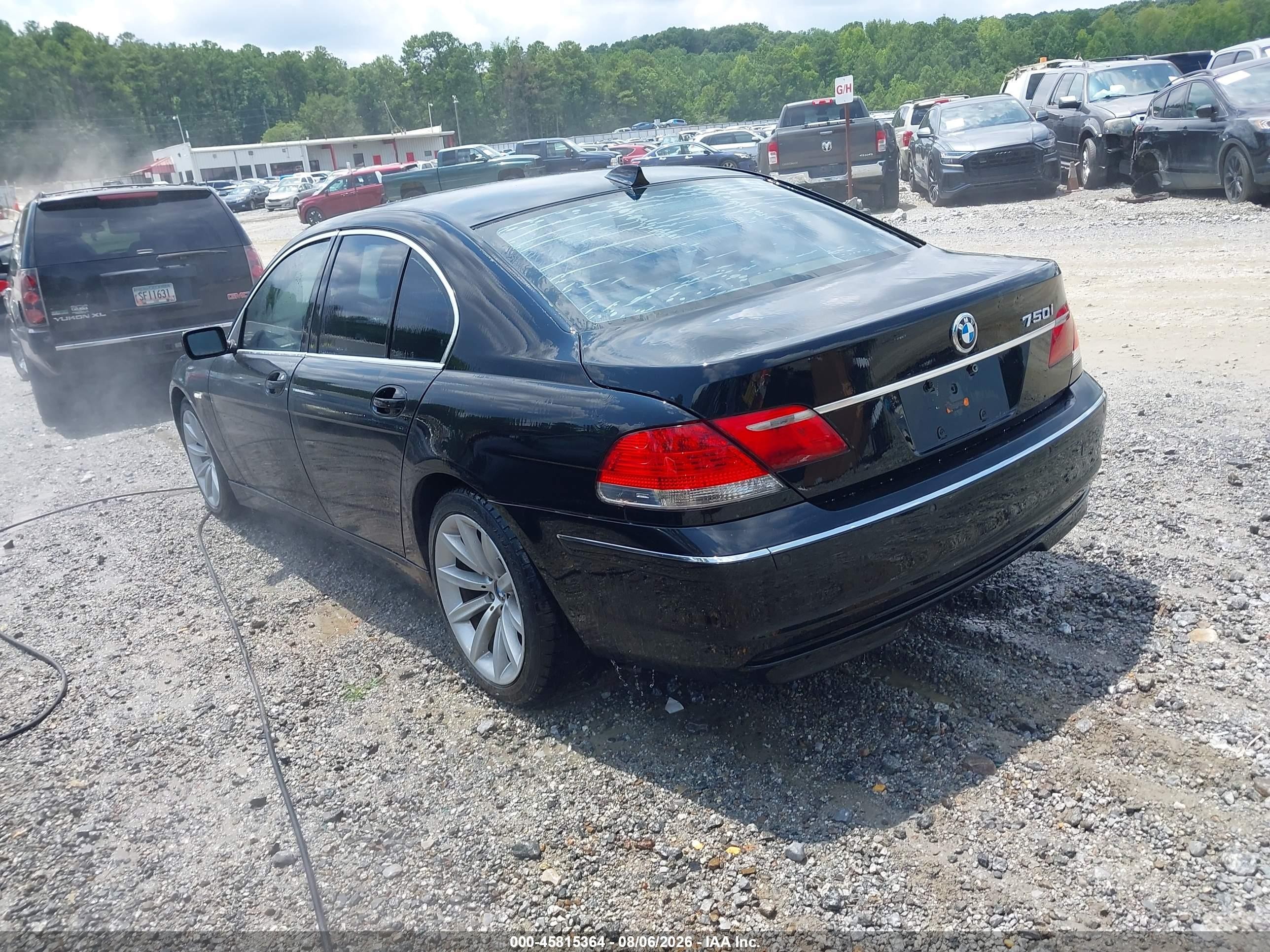 2007 Bmw 750i   Black vin: WBAHL83507DT07894