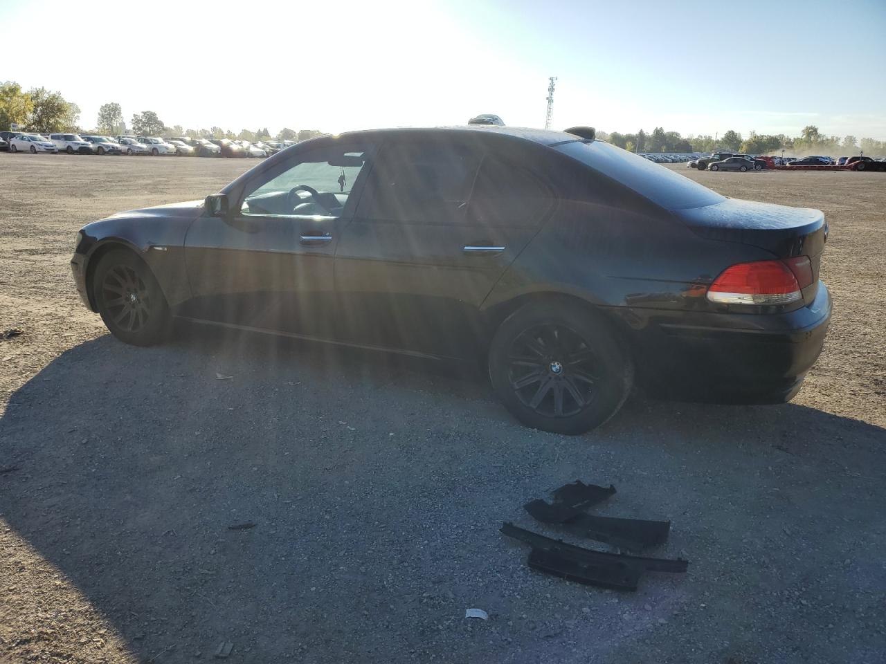 2008 Bmw 750 I Черный vin: WBAHL83508DT13941