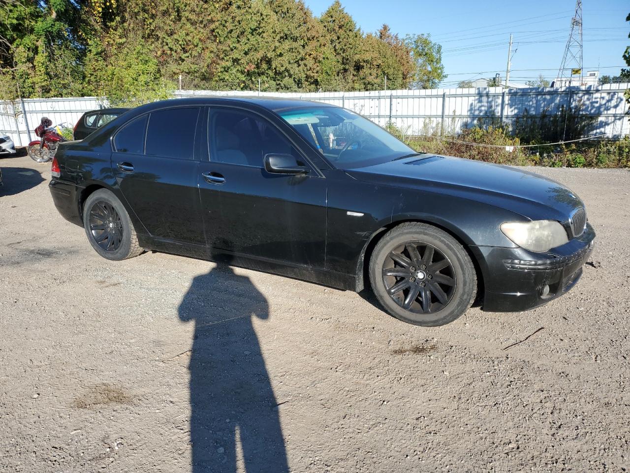 2008 Bmw 750 I Черный vin: WBAHL83508DT13941