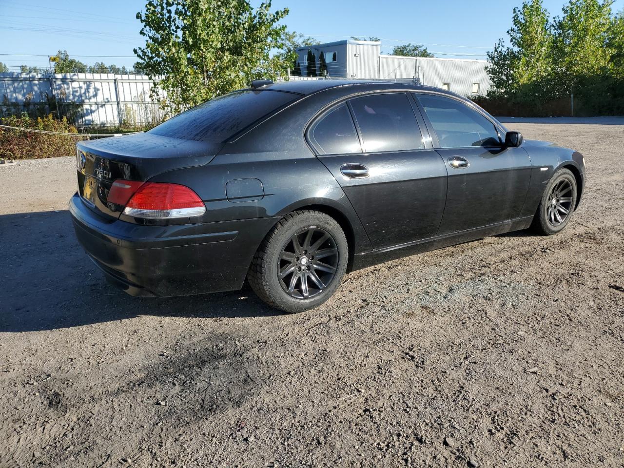 2008 Bmw 750 I Черный vin: WBAHL83508DT13941