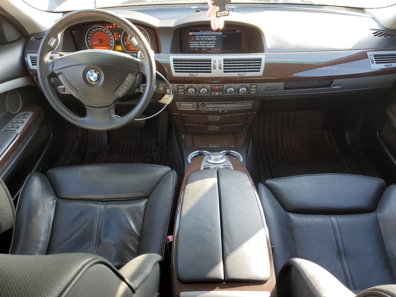 2008 Bmw 750 I Черный vin: WBAHL83508DT13941