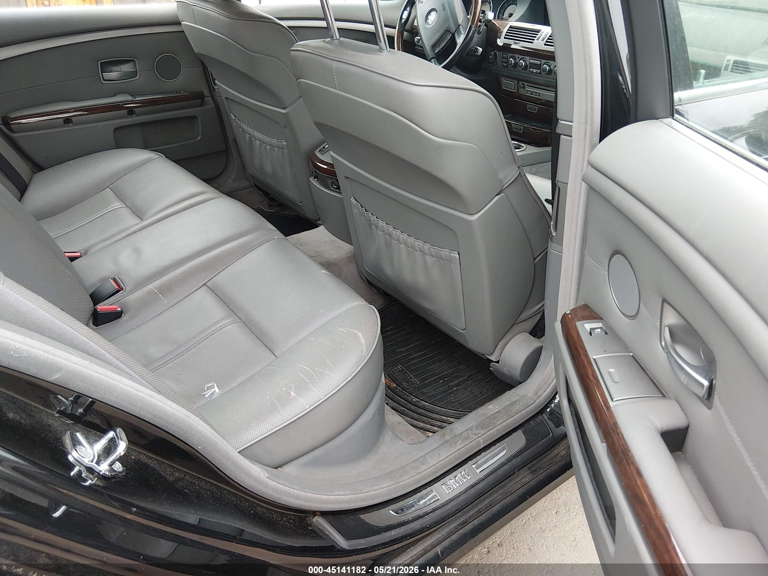 2006 Bmw 750i   Black vin: WBAHL83516DT05067