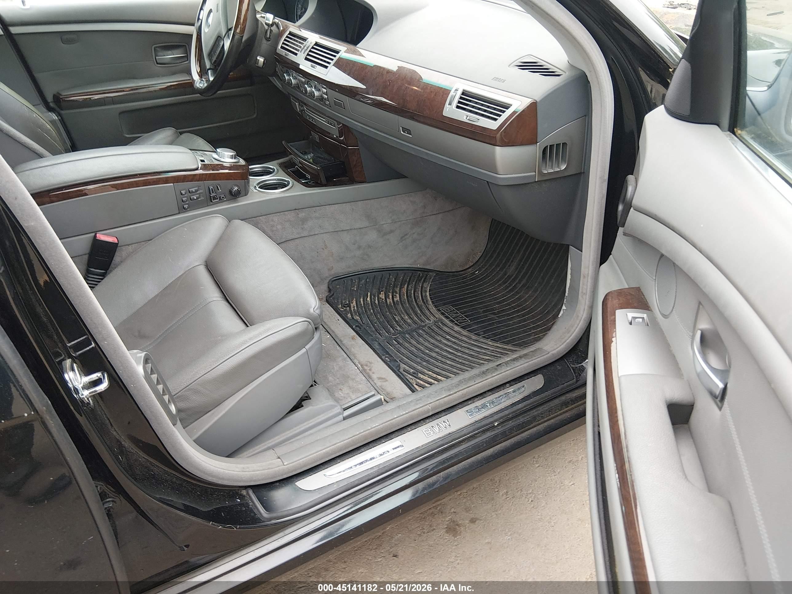 2006 Bmw 750i   Black vin: WBAHL83516DT05067