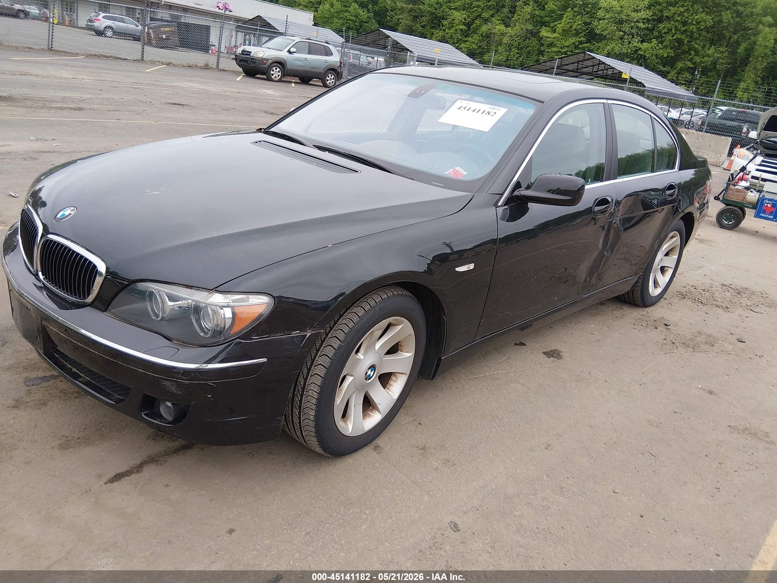 2006 Bmw 750i   Black vin: WBAHL83516DT05067