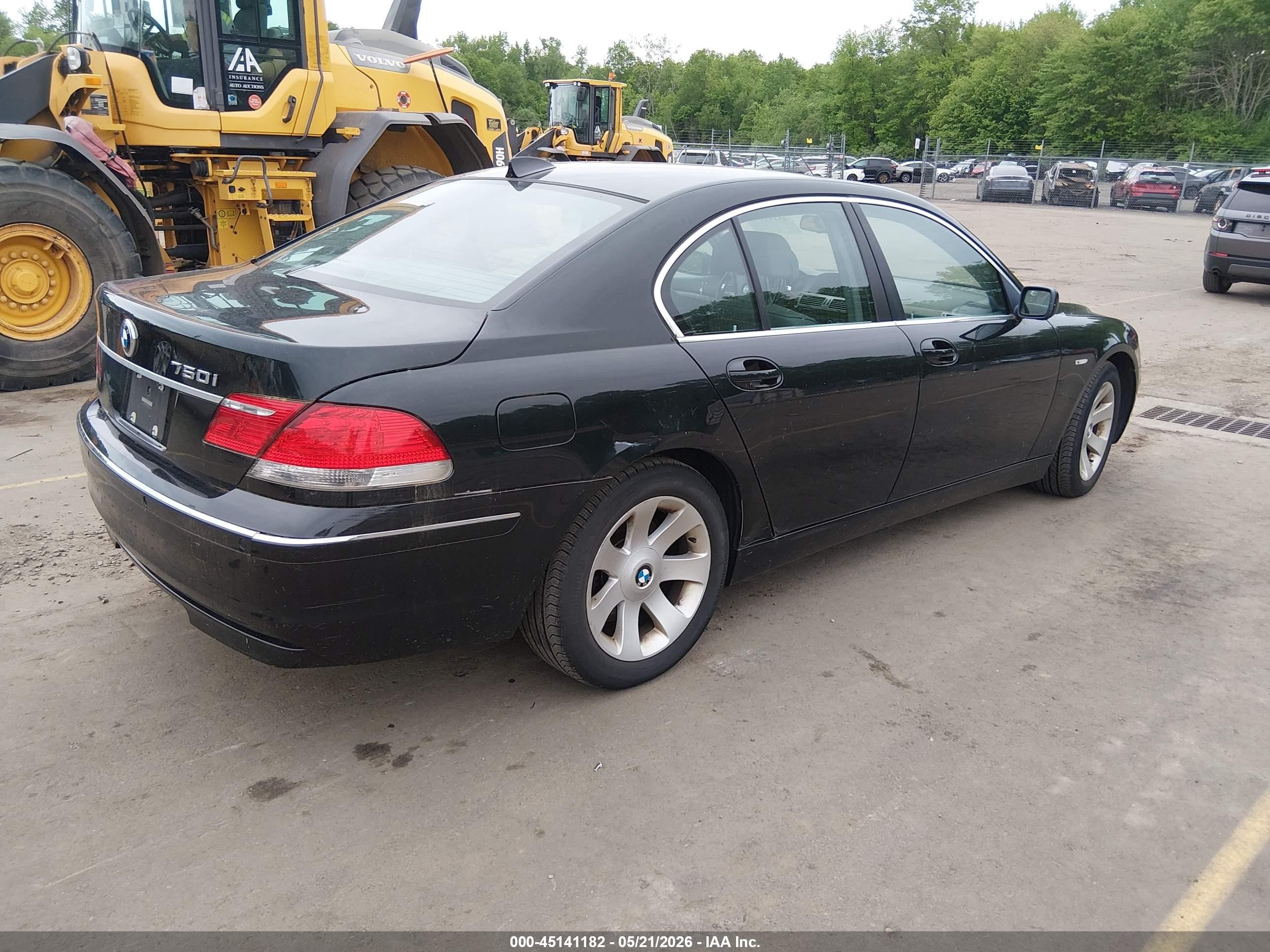 2006 Bmw 750i   Black vin: WBAHL83516DT05067