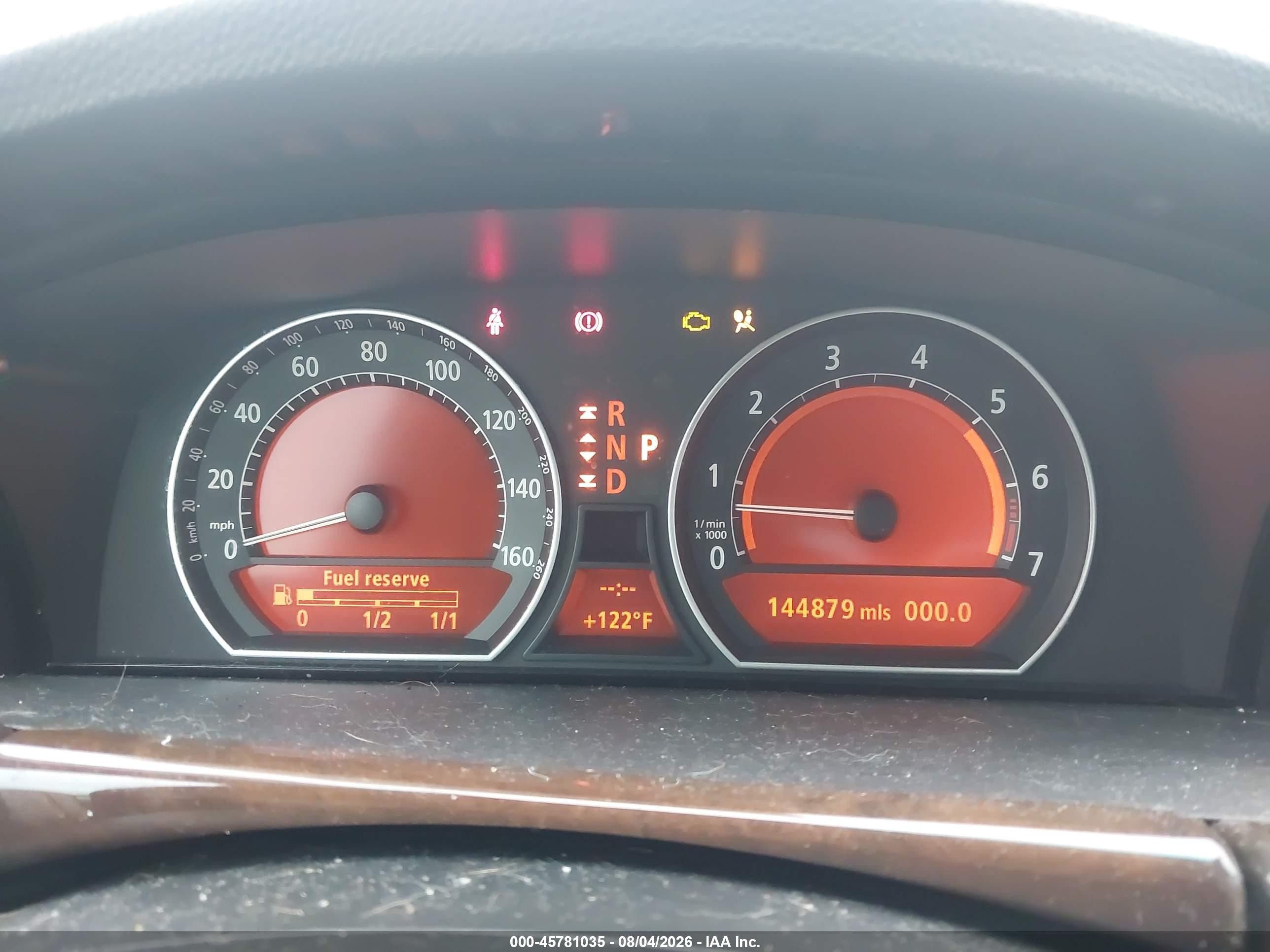 2007 Bmw 750i   Silver vin: WBAHL83517DT10920