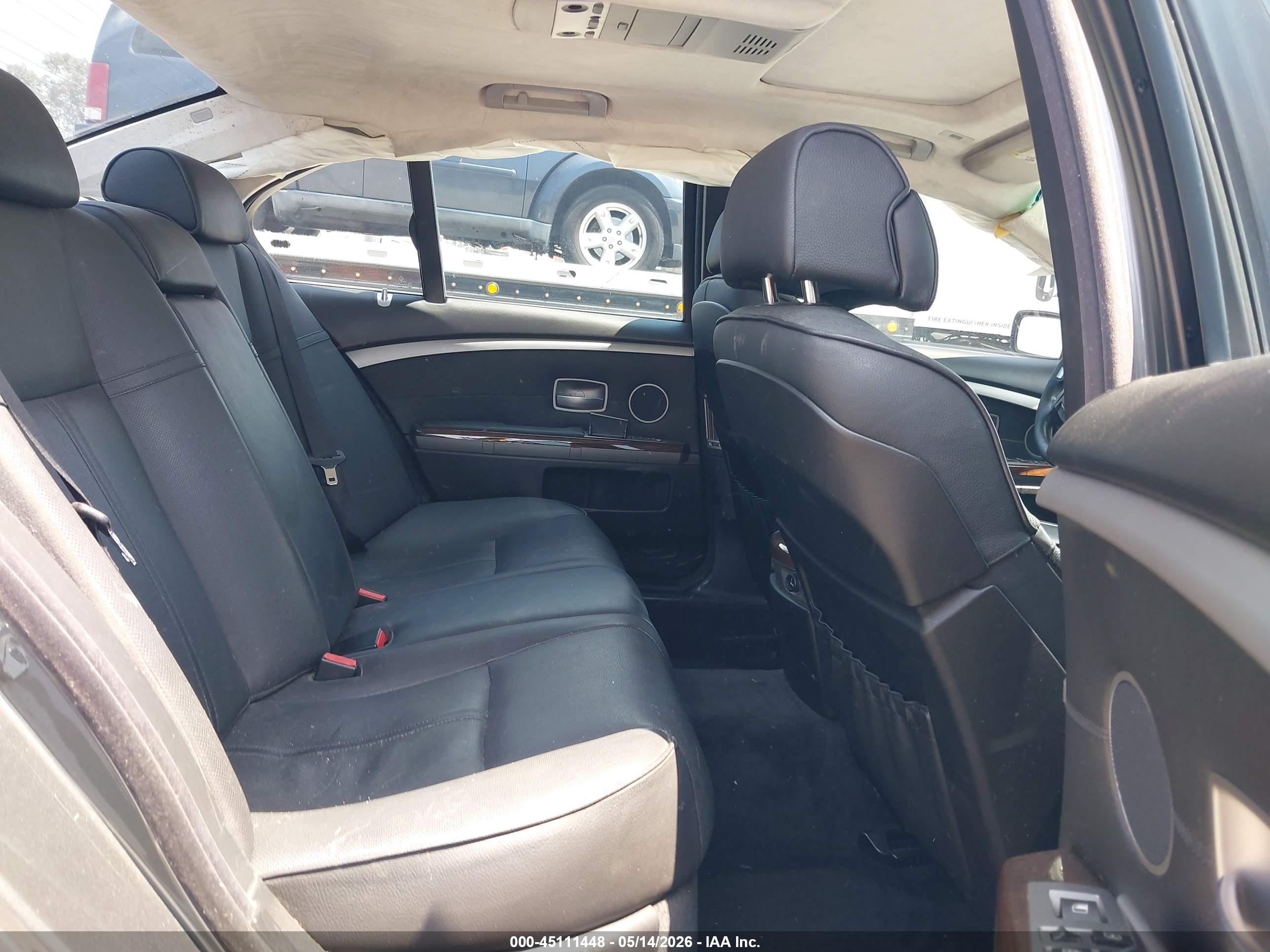 2008 Bmw 750i   Gray vin: WBAHL83518DT14354