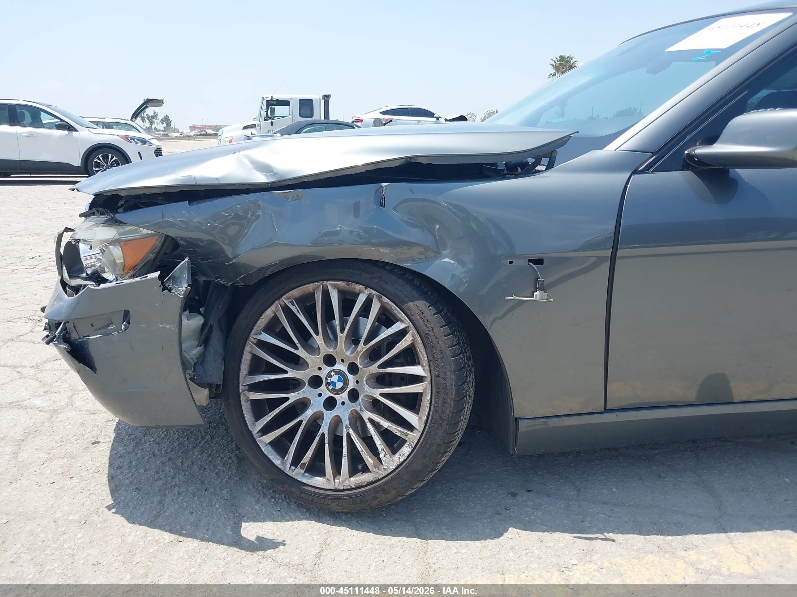 2008 Bmw 750i   Gray vin: WBAHL83518DT14354