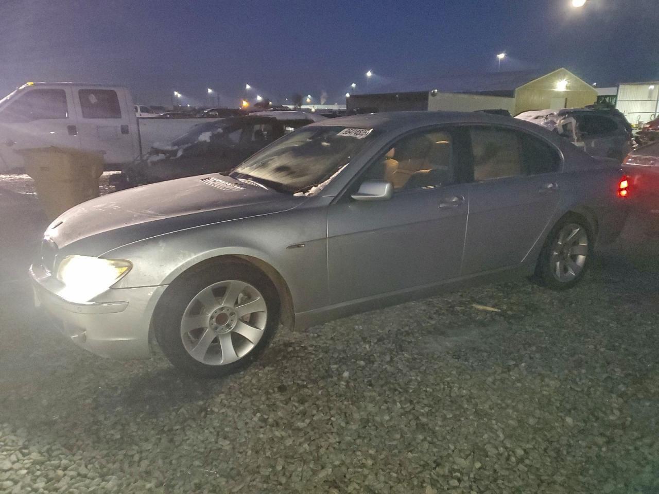 2006 Bmw 750 I Silver vin: WBAHL83536DT05152