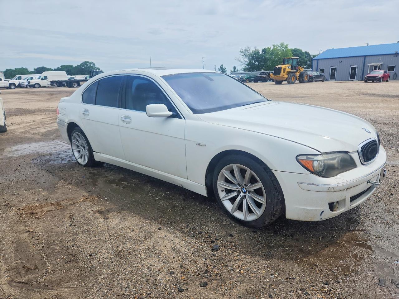 2007 Bmw 750 I Белый vin: WBAHL83537DT08988