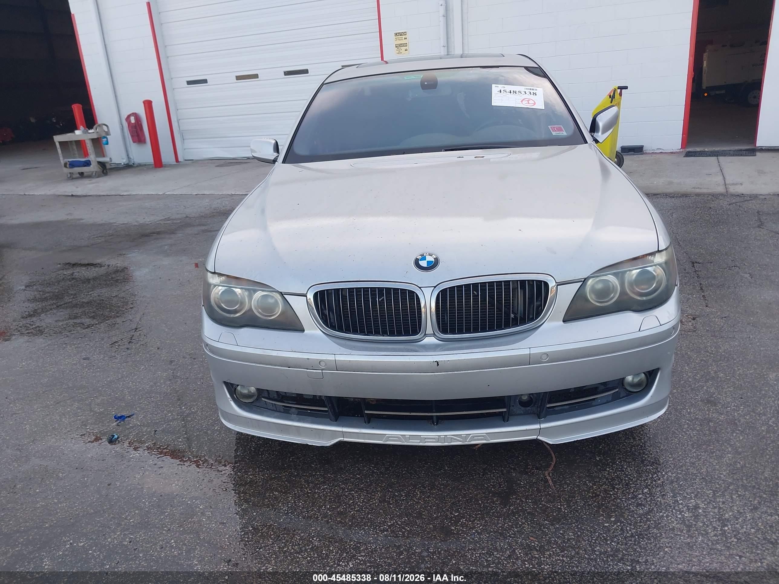 2007 Bmw 750i   Silver vin: WBAHL83537DT89345