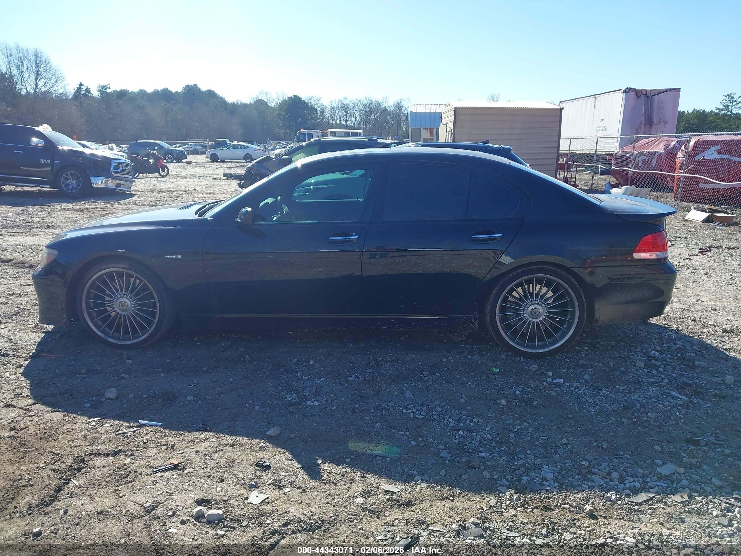 2007 Bmw 750i   Black vin: WBAHL83537DT89460