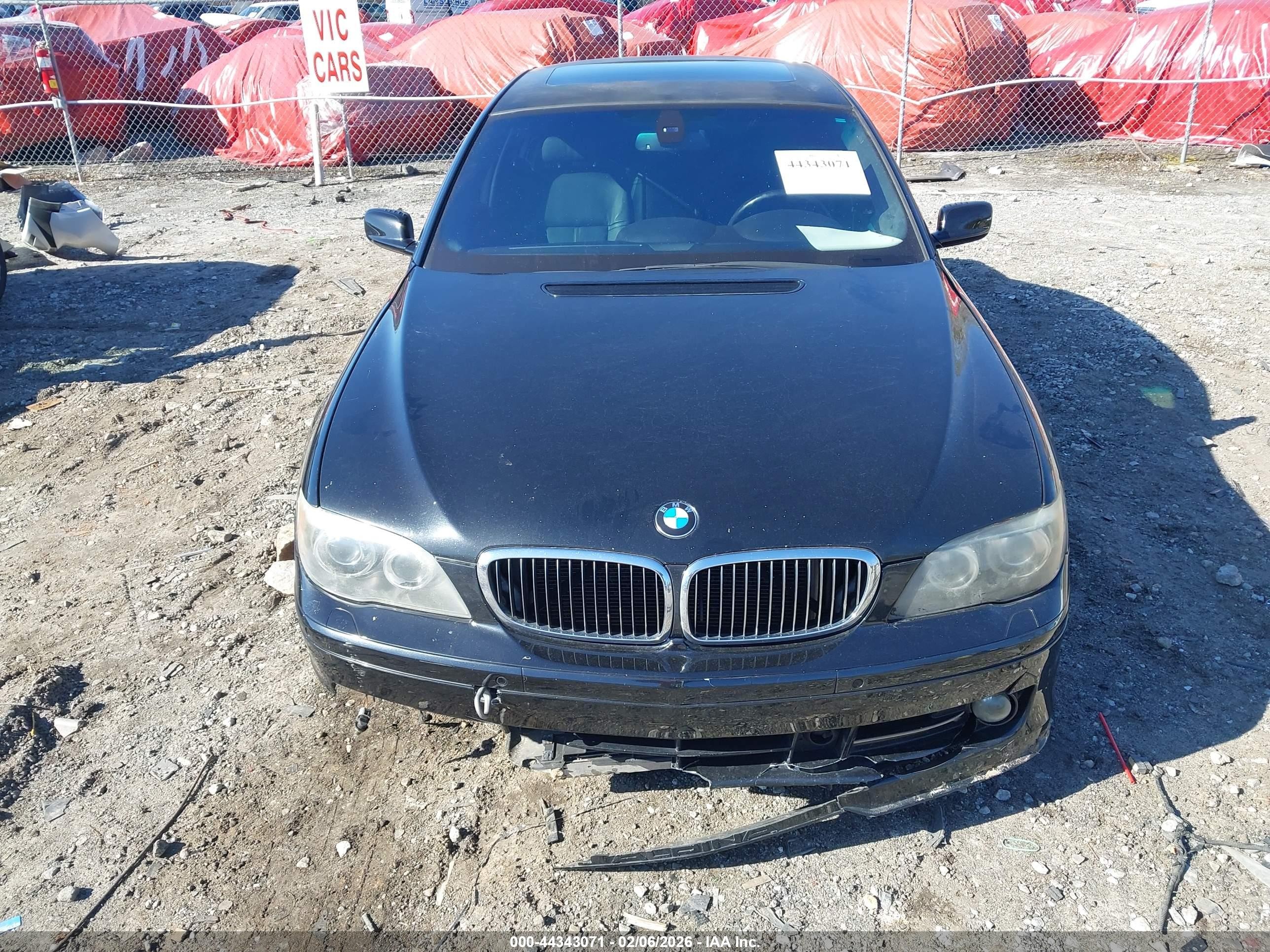 2007 Bmw 750i   Black vin: WBAHL83537DT89460