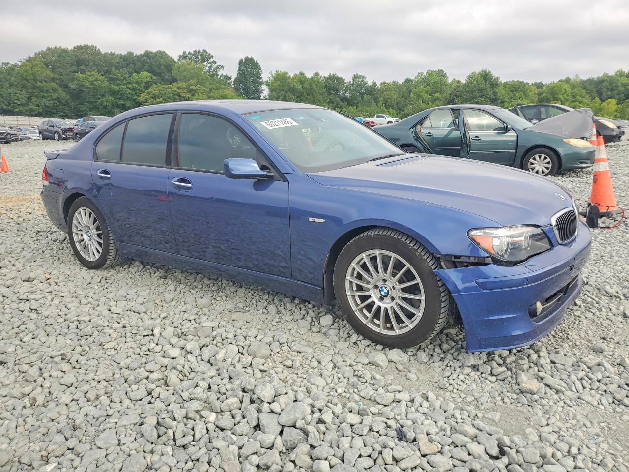 2007 Bmw Alpina B7 Синий vin: WBAHL83557DT89380