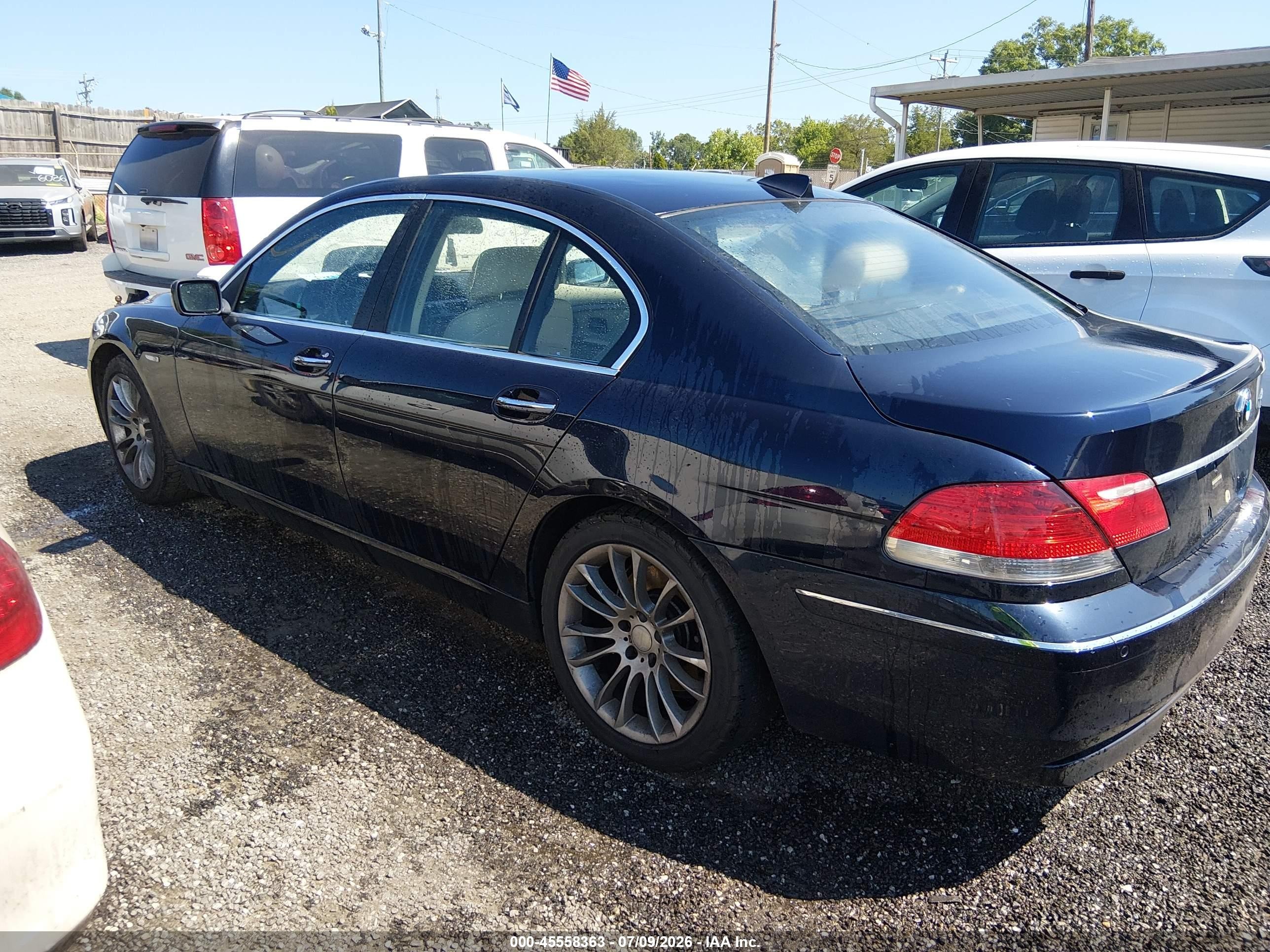 2008 Bmw 750i   Navy vin: WBAHL83578DT14147
