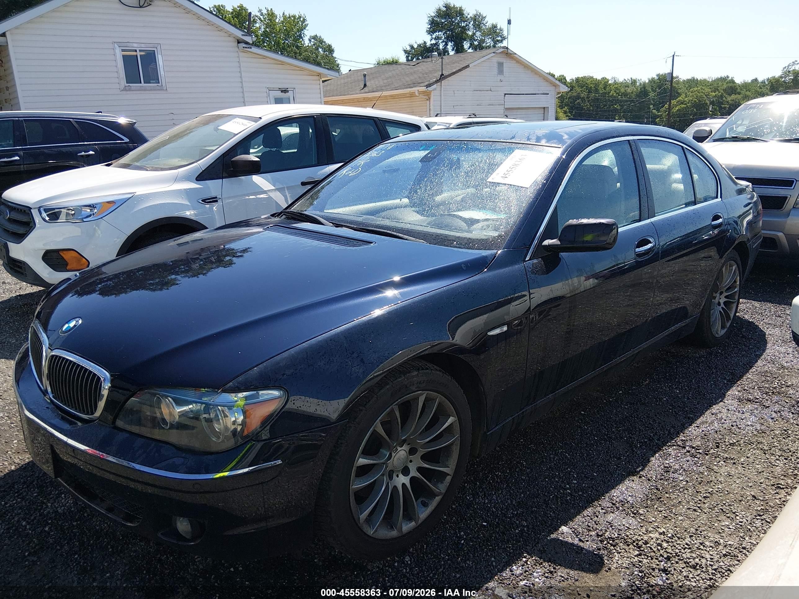 2008 Bmw 750i   Navy vin: WBAHL83578DT14147