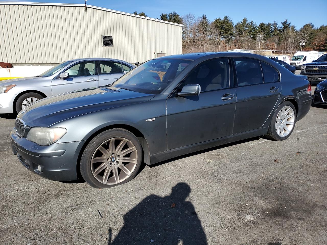 2006 Bmw 750 I Gray vin: WBAHL83586DT07365