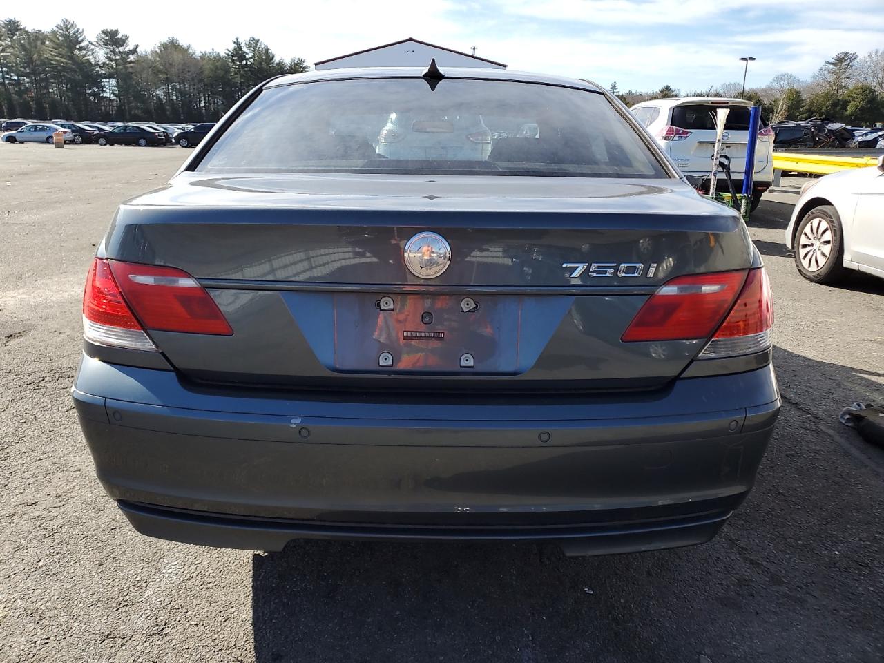 2006 Bmw 750 I Gray vin: WBAHL83586DT07365