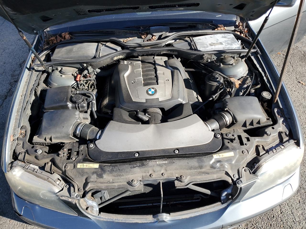 2006 Bmw 750 I Gray vin: WBAHL83586DT07365