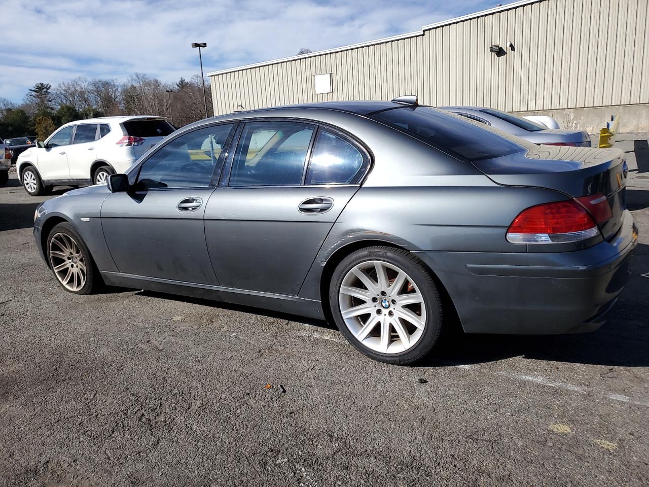 2006 Bmw 750 I Gray vin: WBAHL83586DT07365