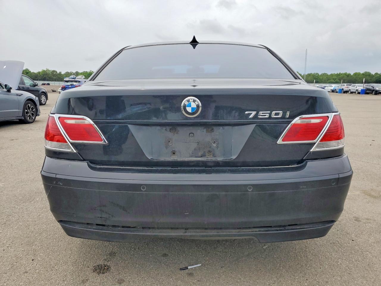 2007 Bmw 750 I Black vin: WBAHL83587DT08579