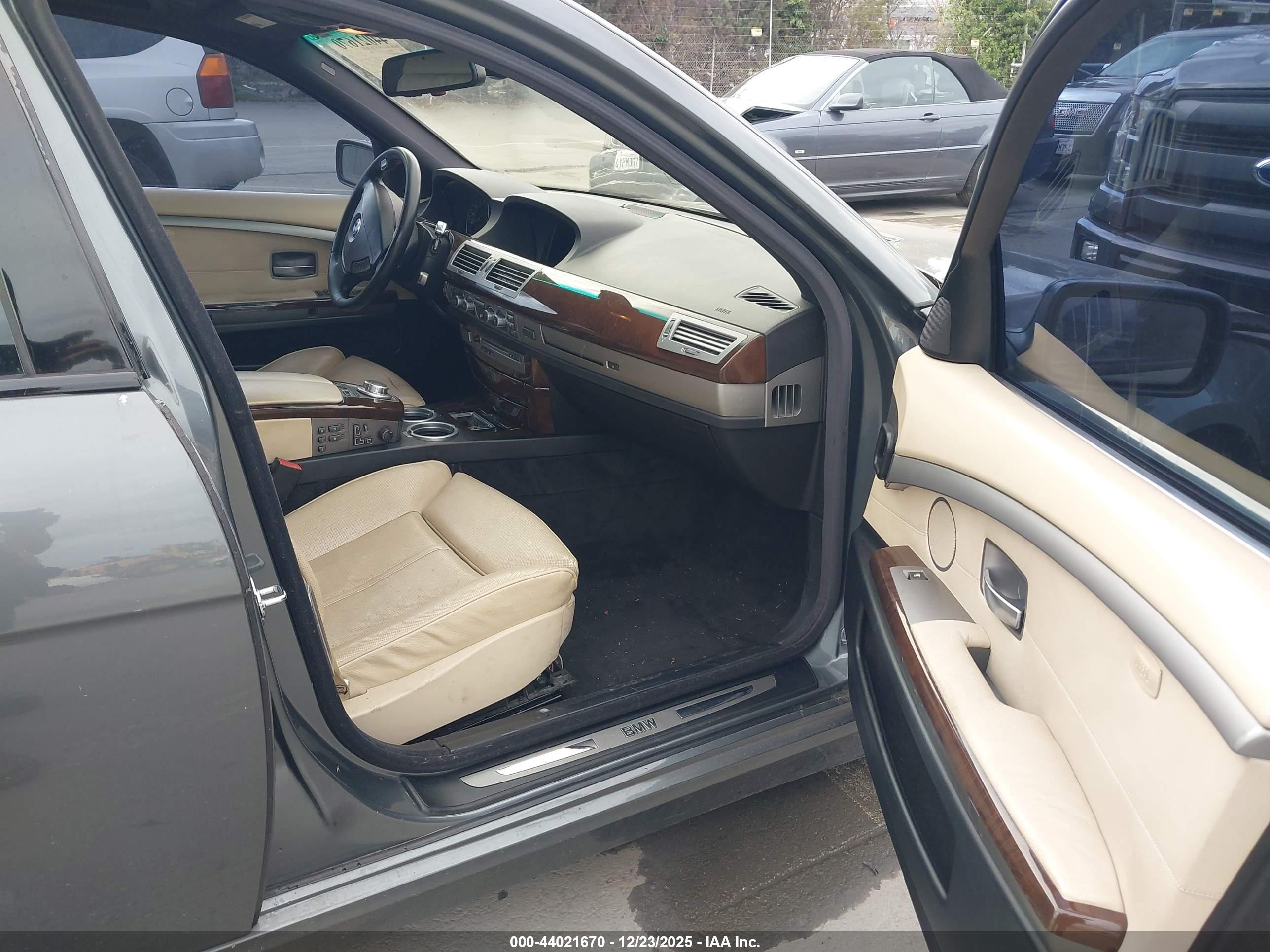 2006 Bmw 750i   Gray vin: WBAHL83596DT06337